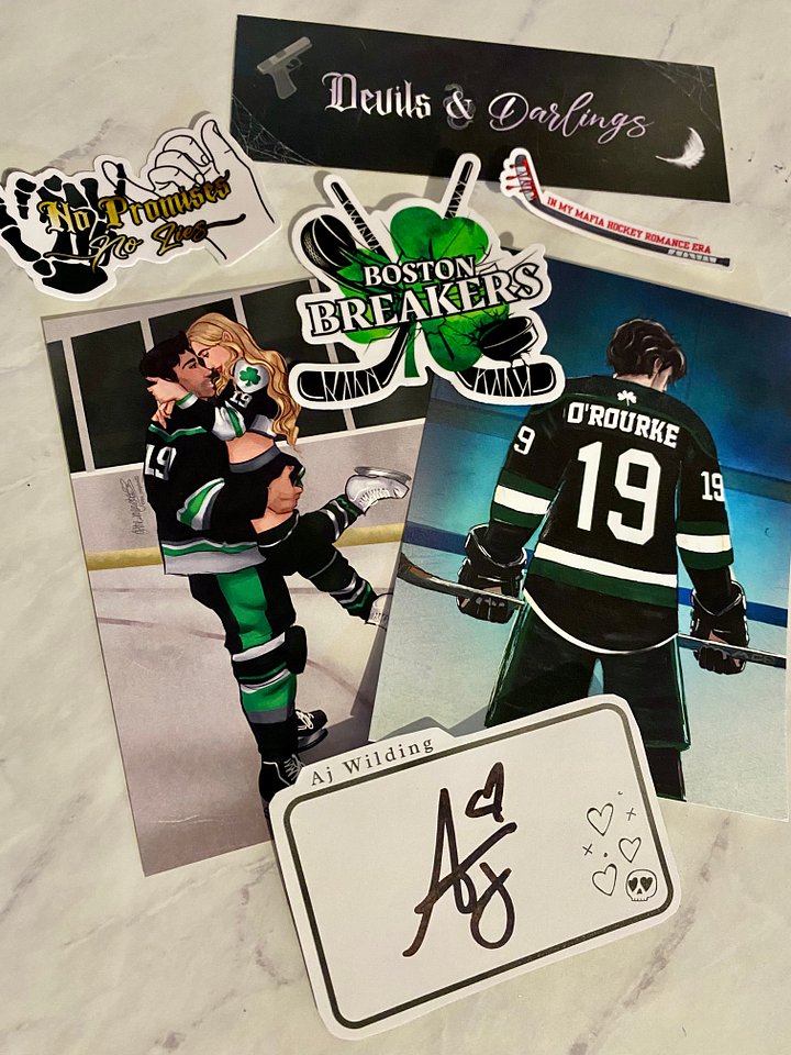 Swag pack + Signed author plate - No Promises No Lies **SWAG PACK ONLY** product image (1)