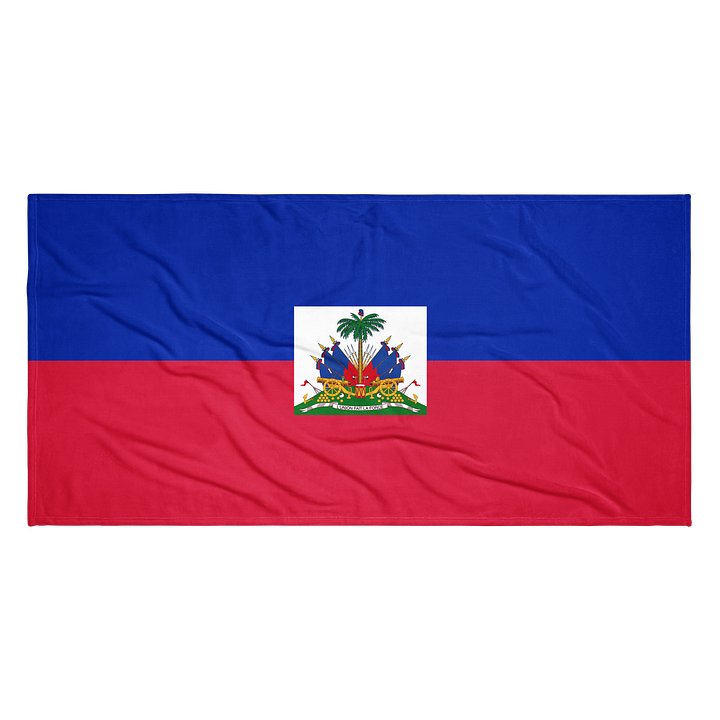 Haitian flag Beach Towel product image (2)