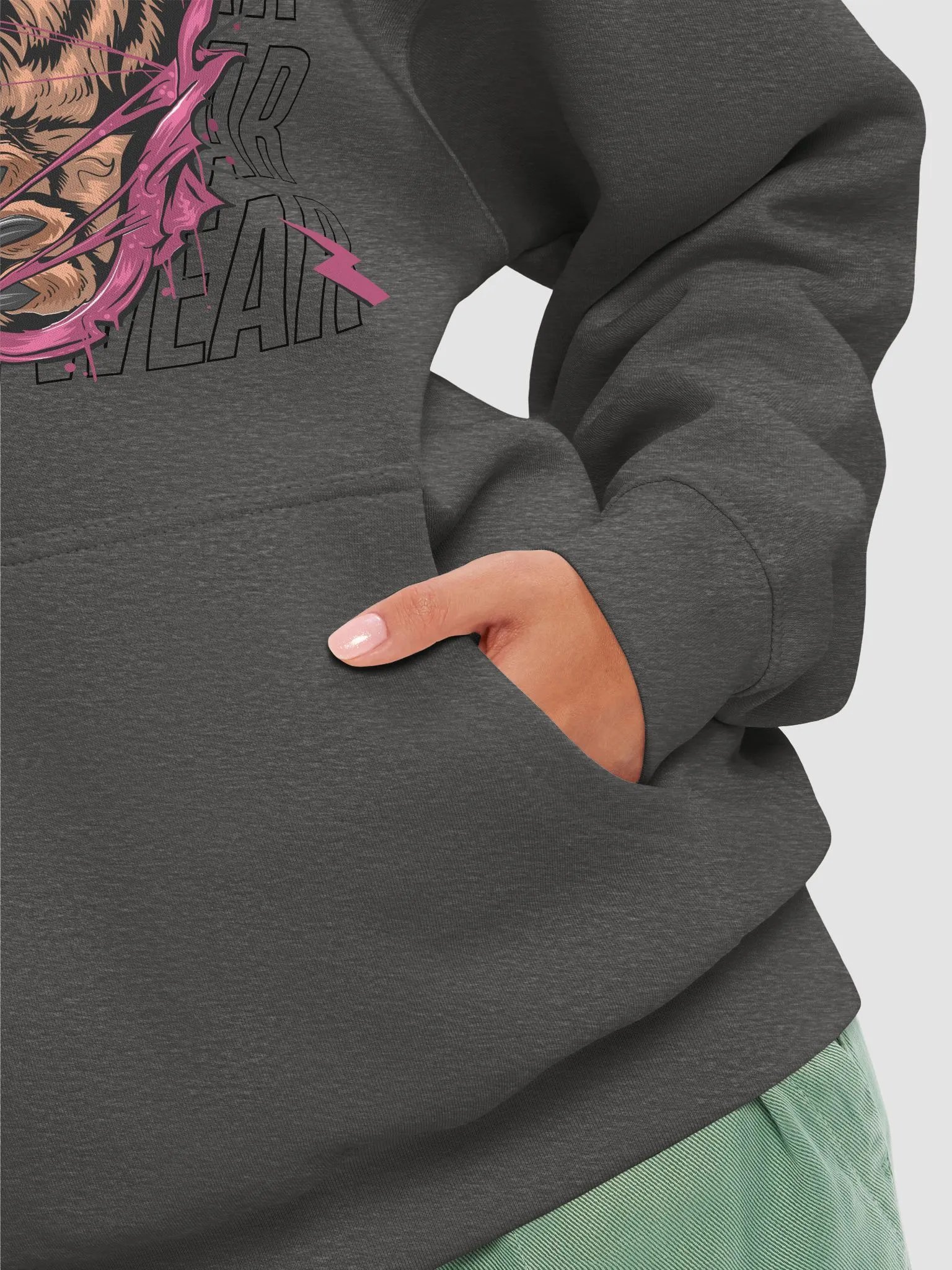 Ferocious Bear Power Hoodie product image (8)