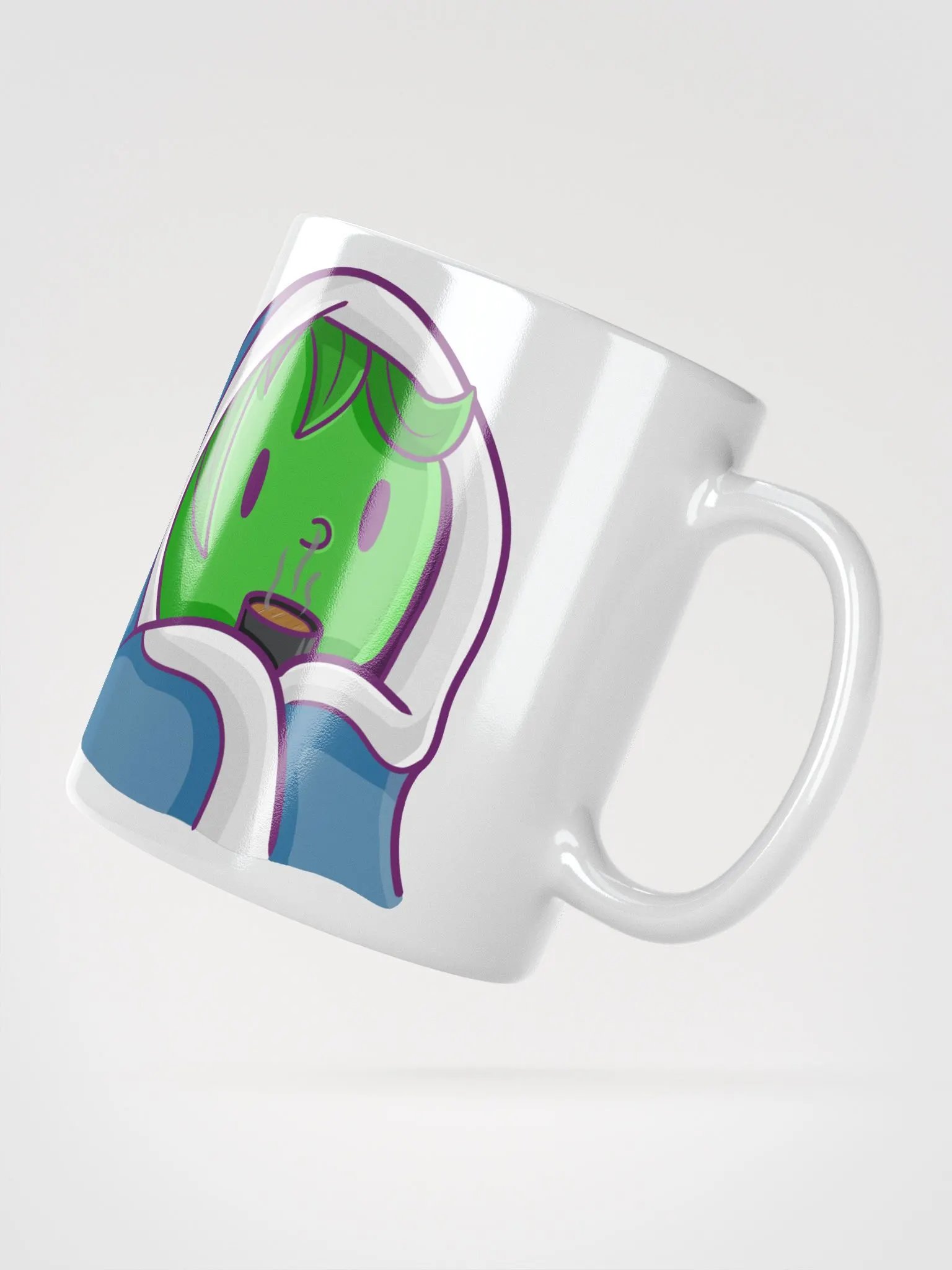 Blue Rose Cuddler Mug | Art by Duck product image (2)