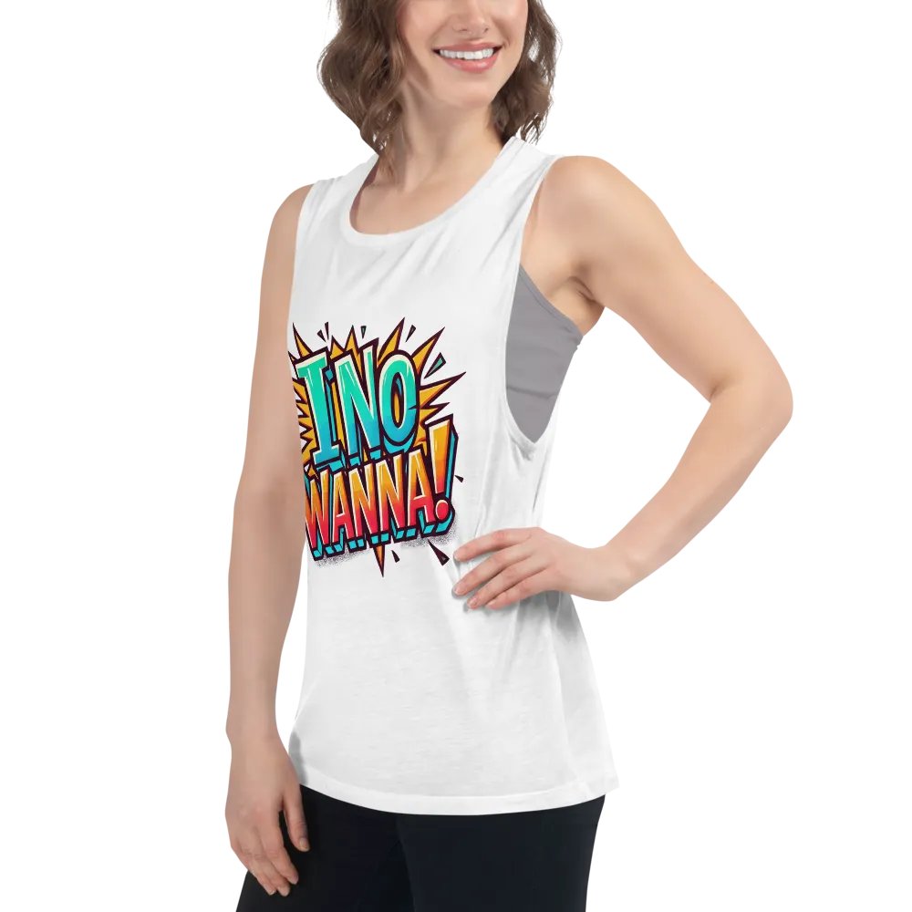 I NO WANNA WOMANS TANK product image (6)