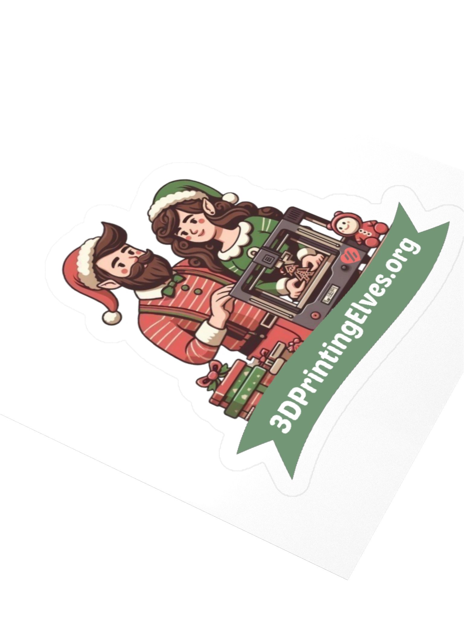 3D Printing Elves Sticker #2 product image (3)
