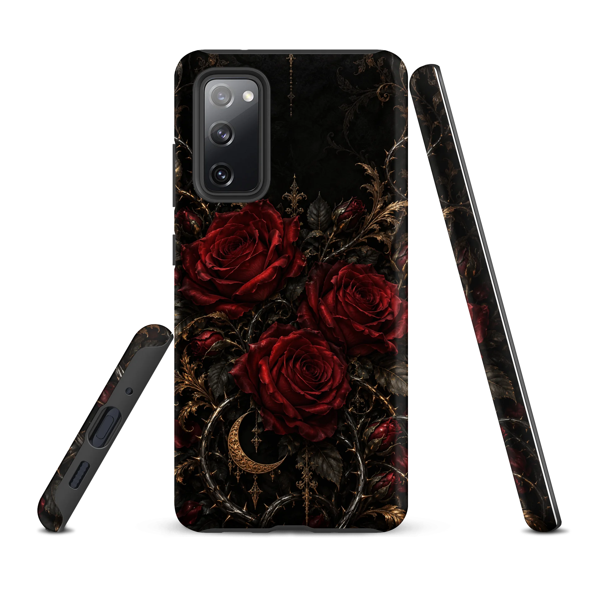Midnight Rose Crescent Samsung Tough Case product image (2)