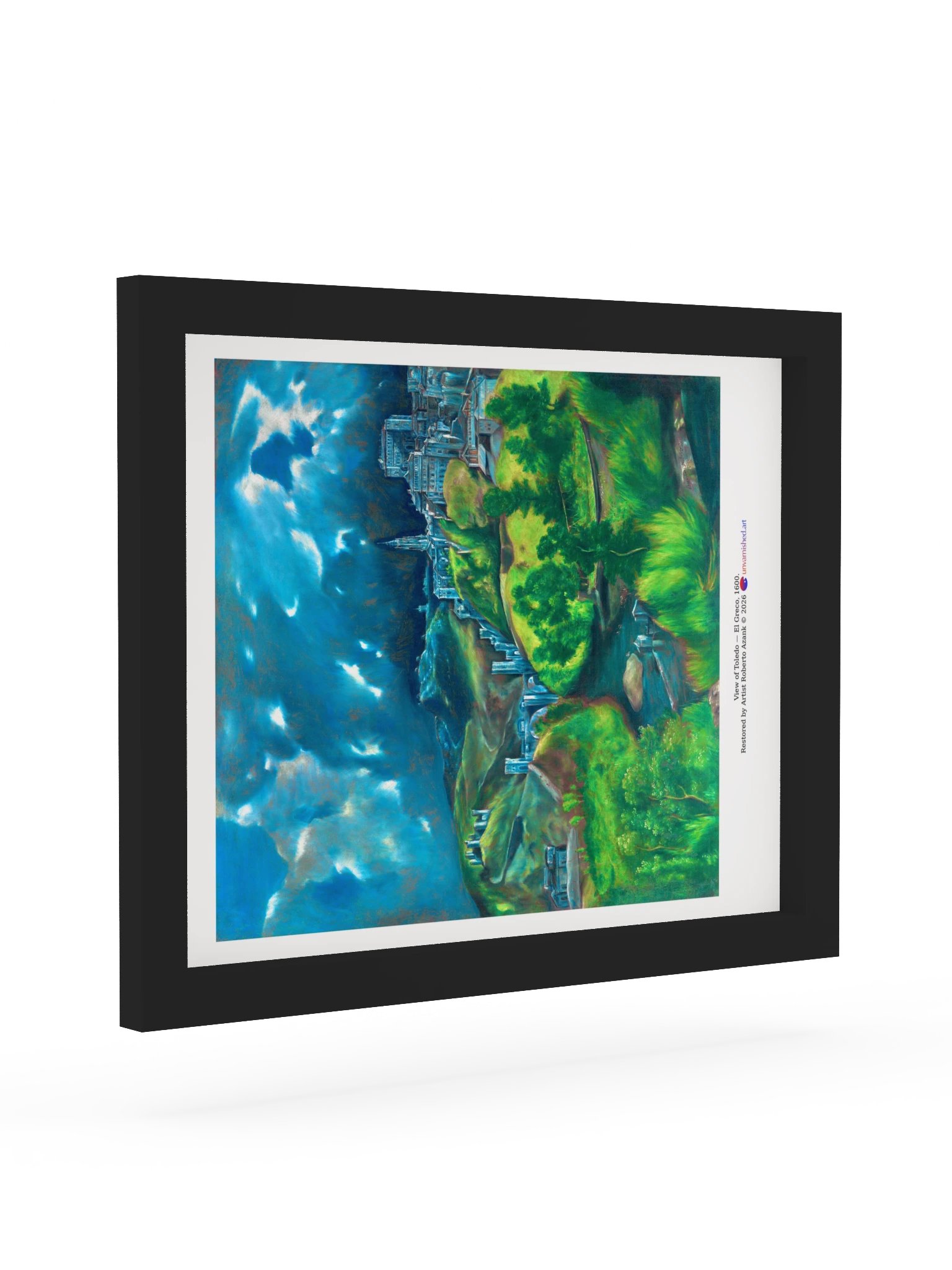 View of Toledo — Small Framed Matte Poster product image (7)