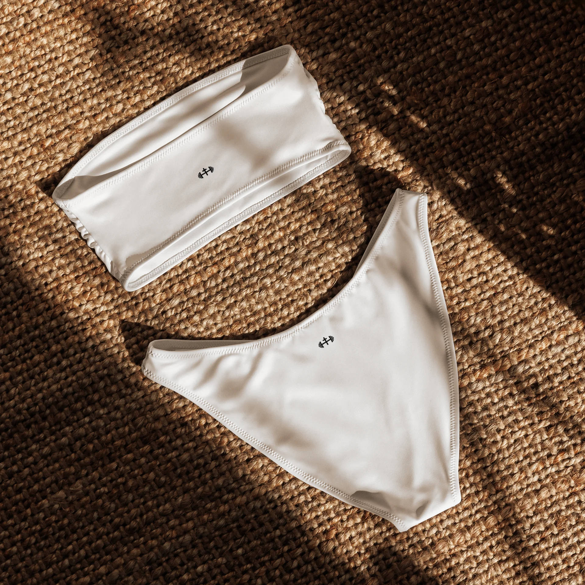His House Womens Bandeau Bikini Set - White product image (5)