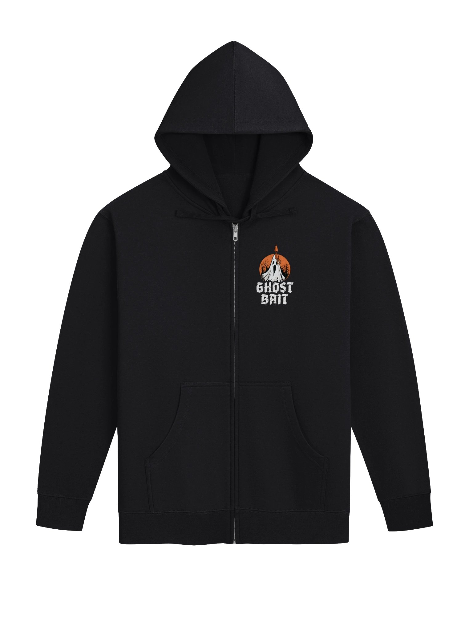 Ghost Bait Halloween 2026 Zip-Up Hoodie product image (1)