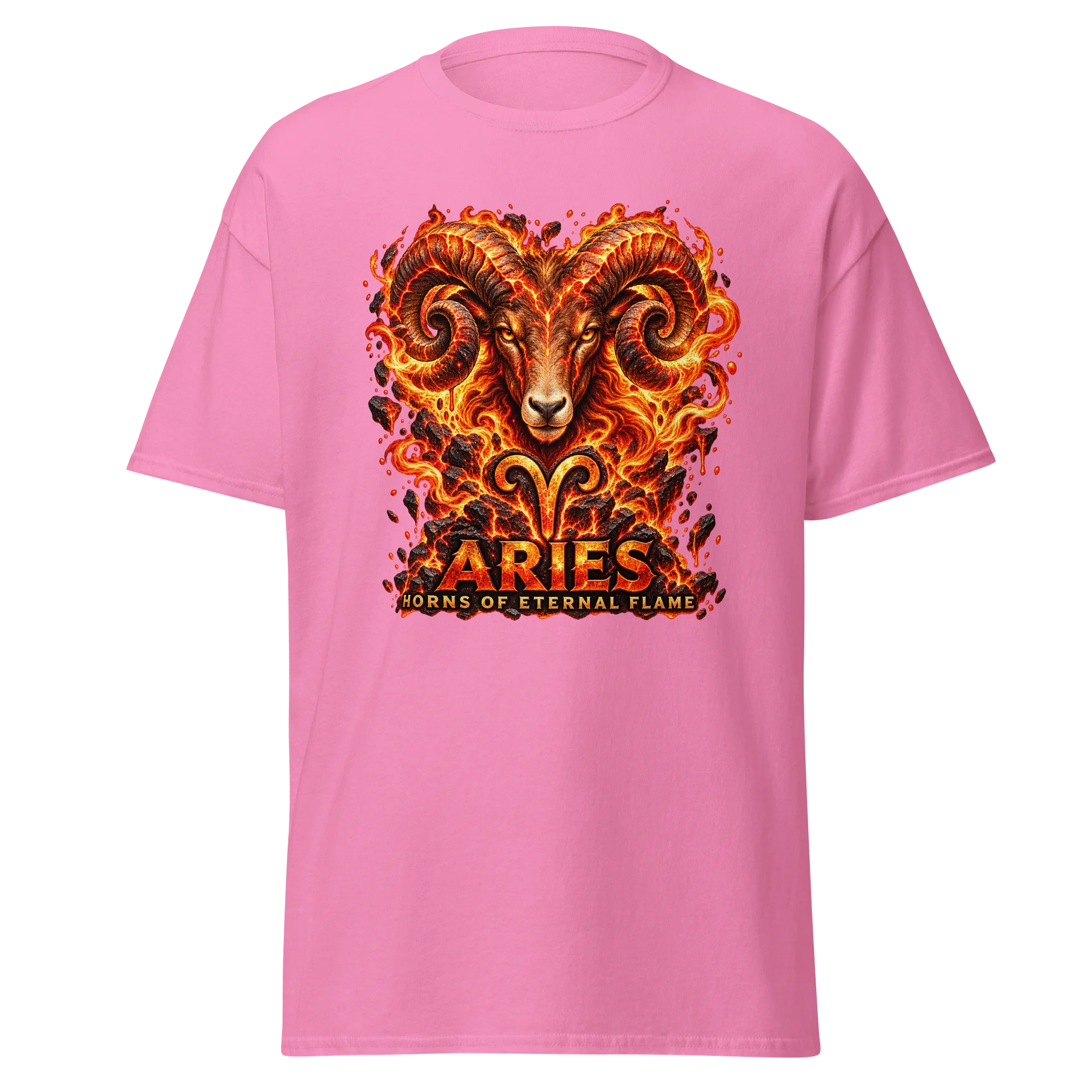 Horns of Eternal Flame — Aries Zodiac Tee product image (1)