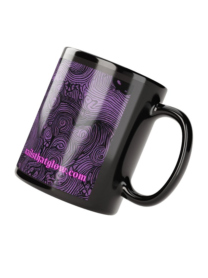 pink lines dark - nailsthatglow mug product image (3)