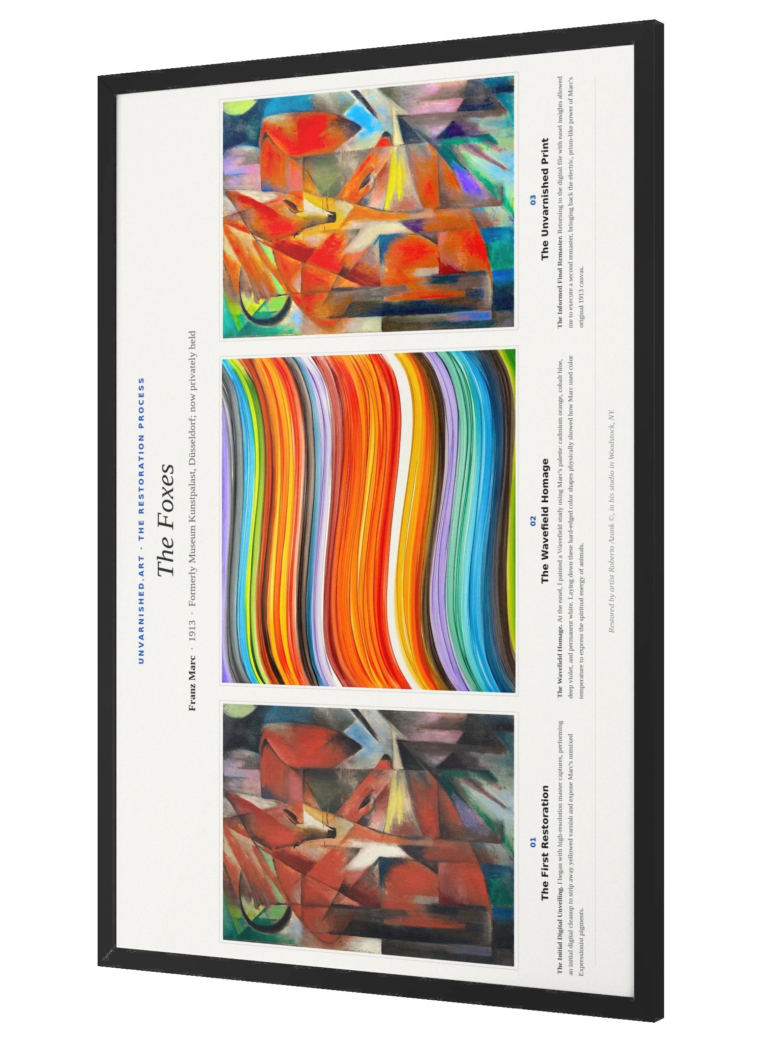 The Foxes — Framed Process Poster product image (3)
