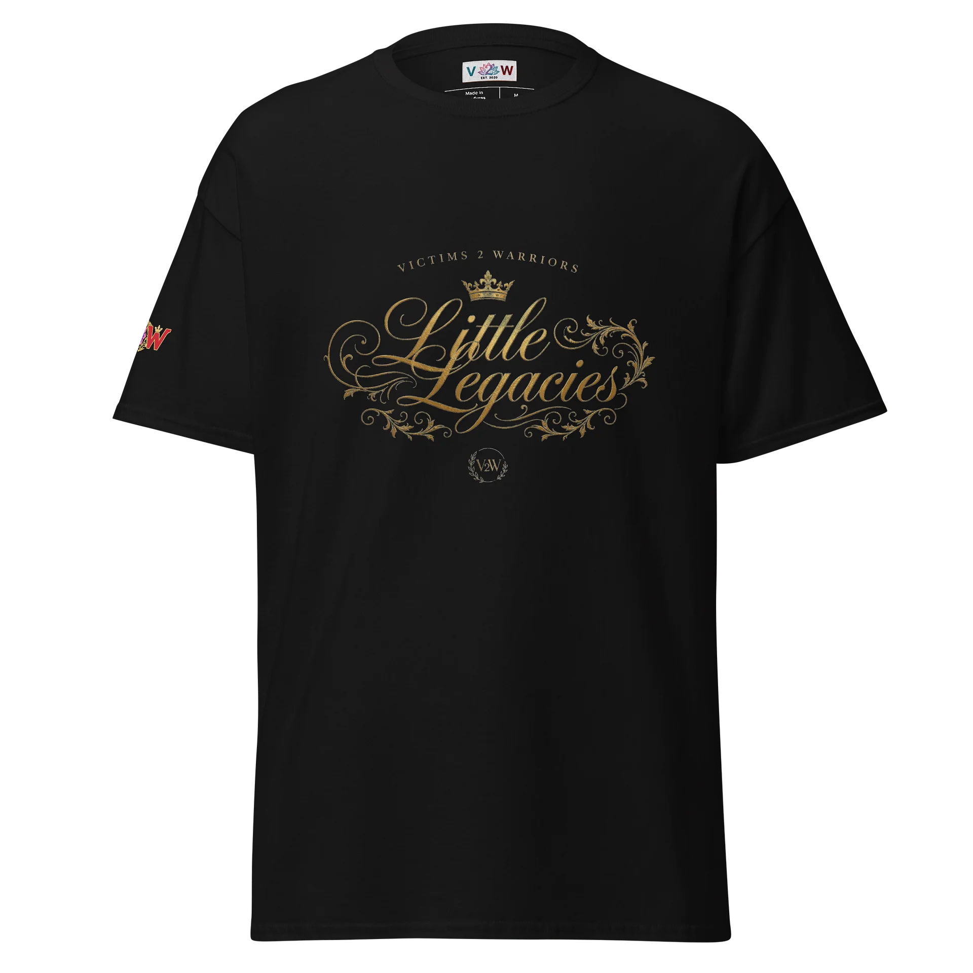 V2W -LITTLE LEGACIES- “ We help each other stand” Signature Tee product image (1)