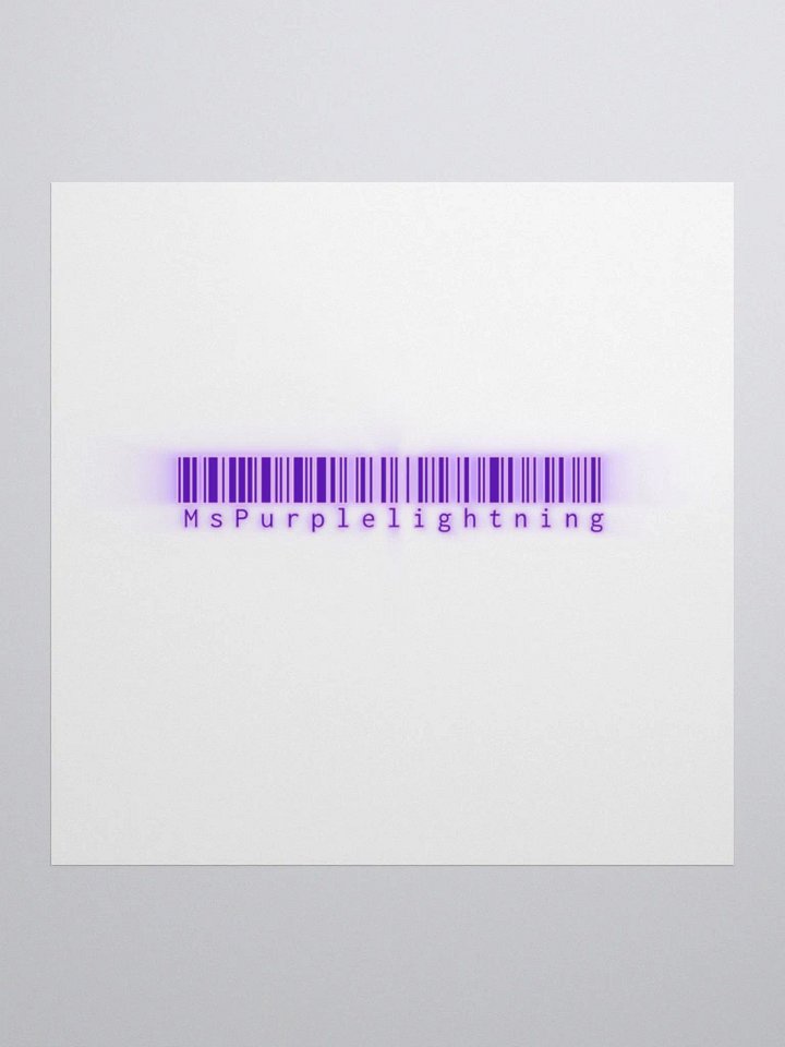 MsPurple Barcode Sticker product image (1)
