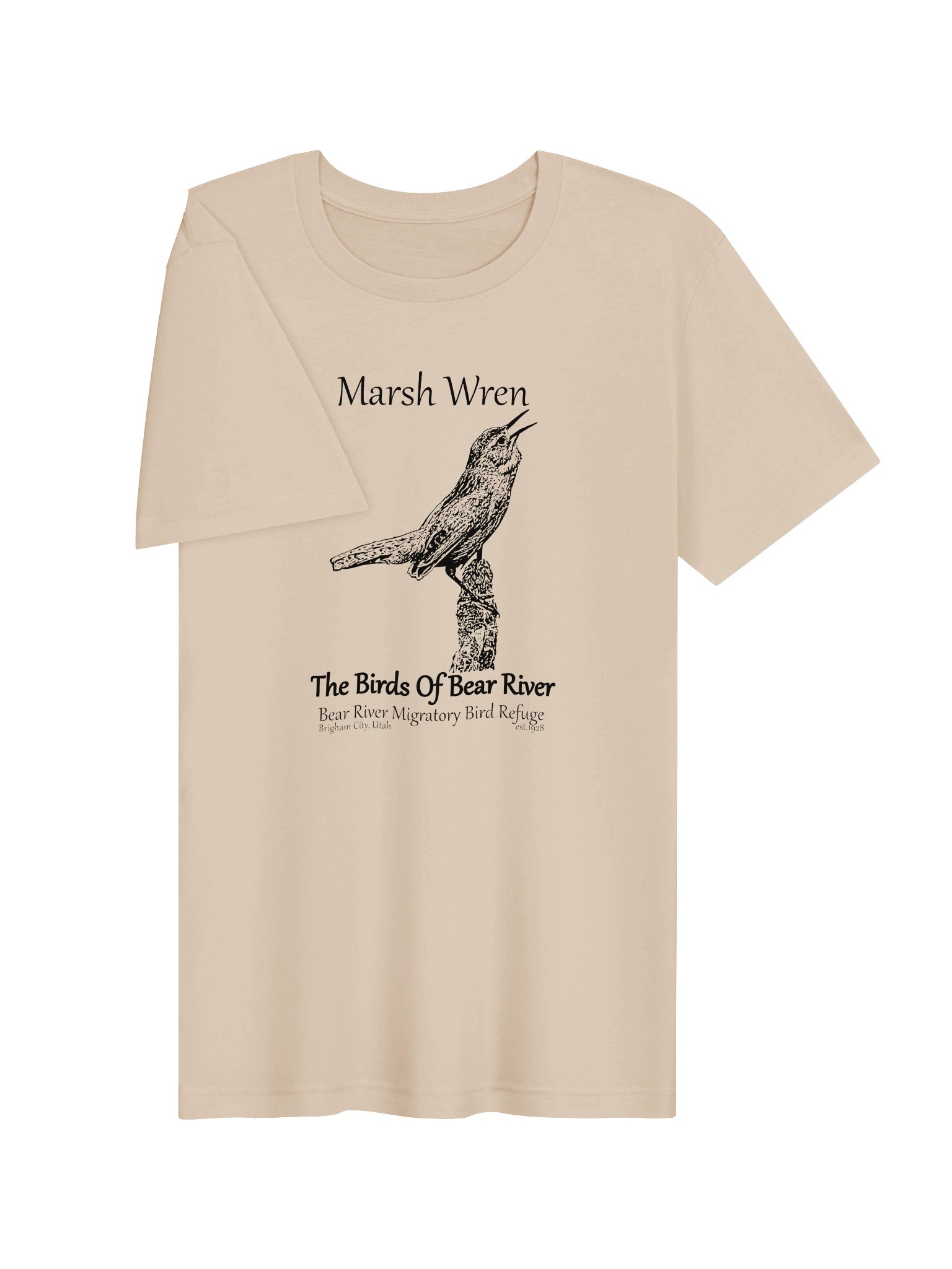 Birds of Bear River Marsh Wren Unisex T-shirt product image (87)