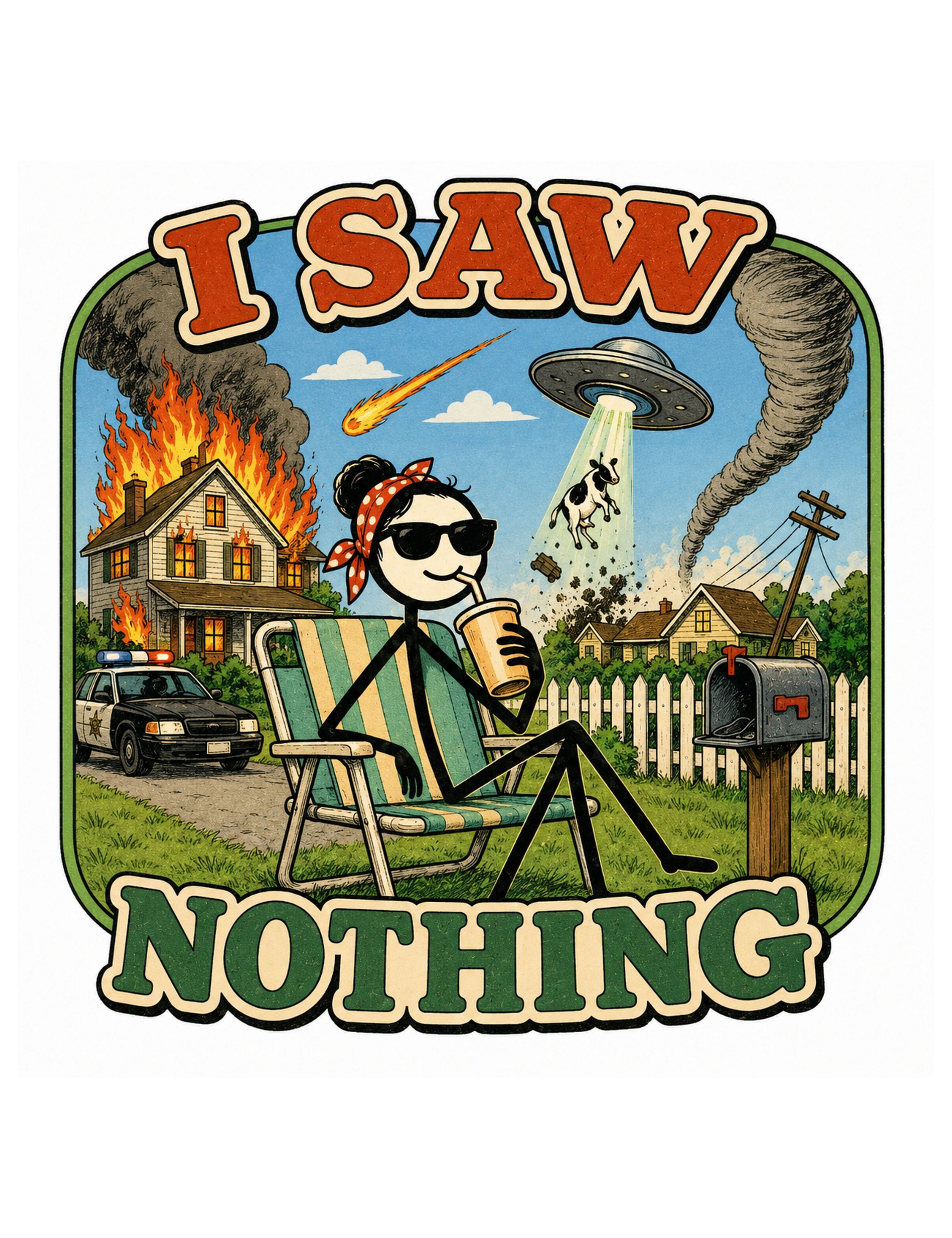 I Saw Nothing Tee product image (1)