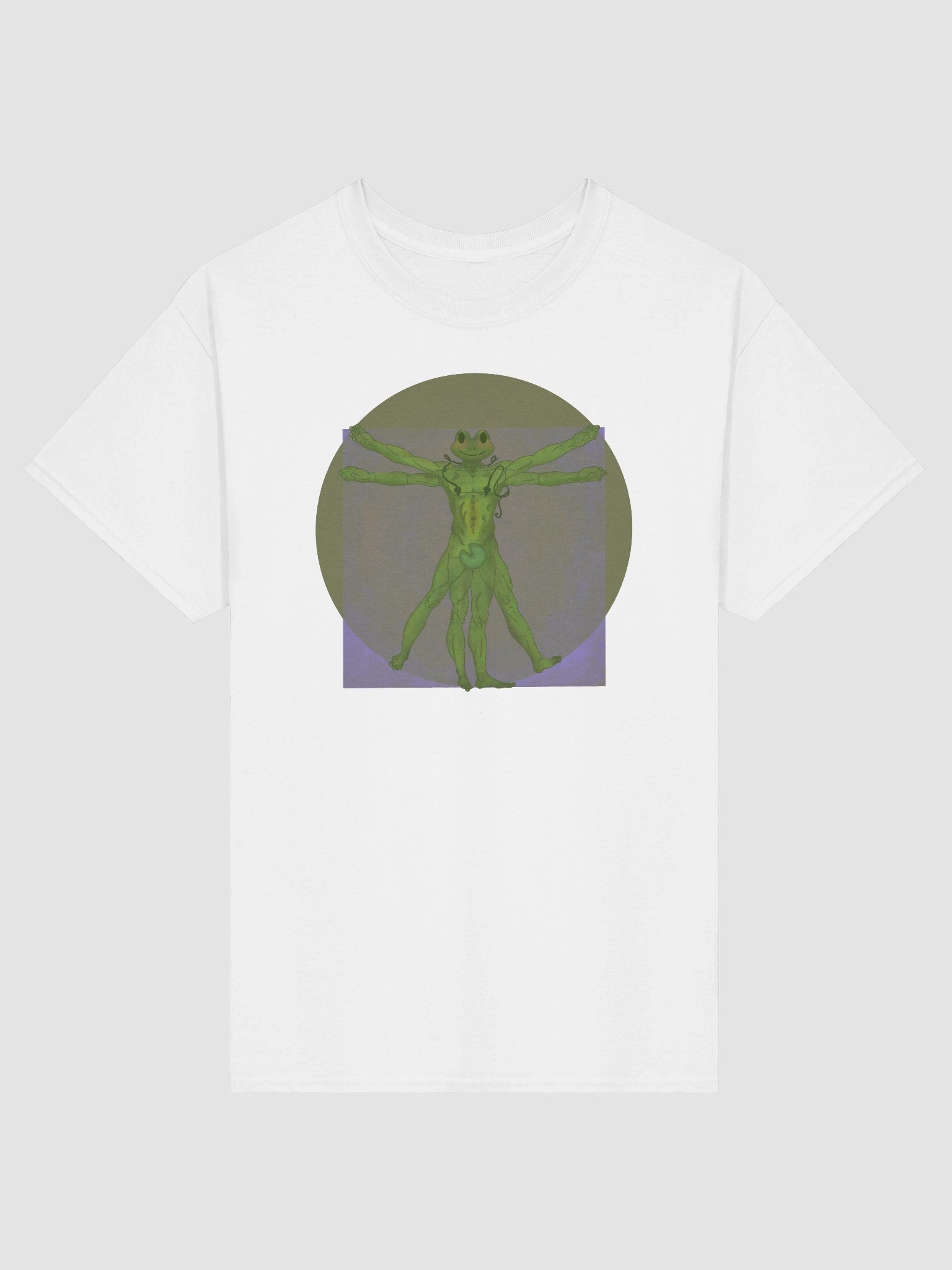 Virtruvian Frog Tee LIGHT product image (1)