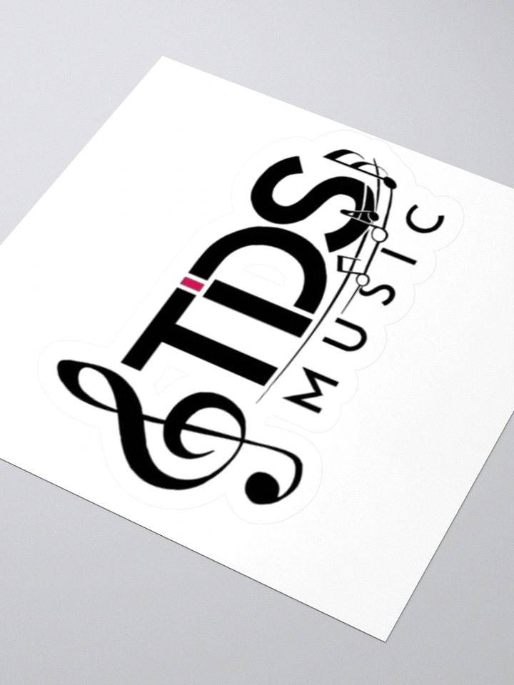 Exclusive TDS MUSIC Logo Sticker - Premium Kiss Cut Vinyl product image (2)