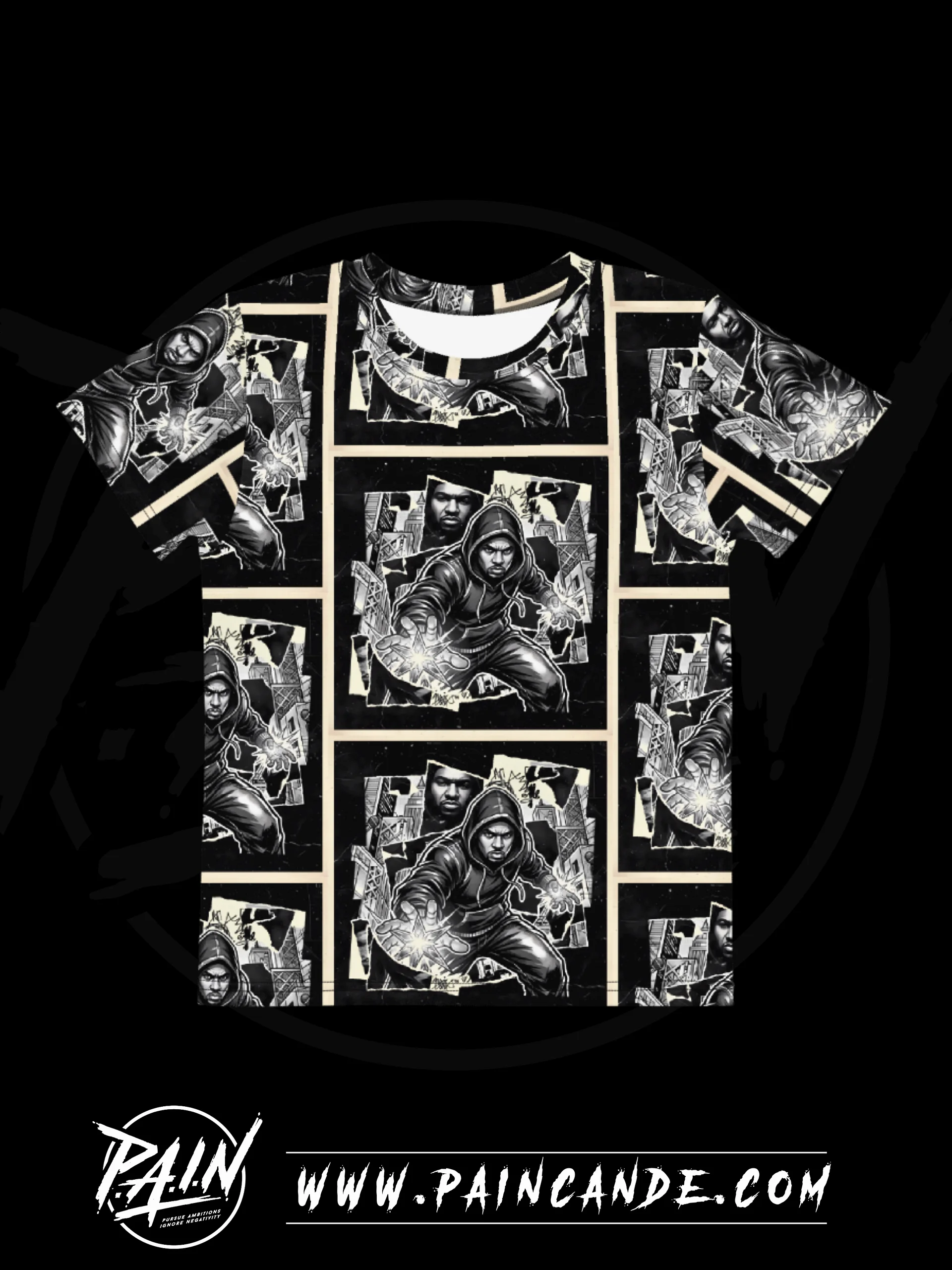 Comic Glow Grid Kids Tee product image (1)
