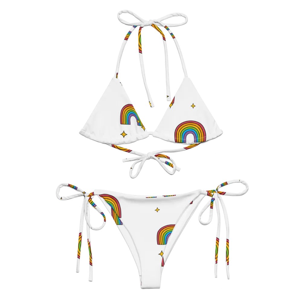 Stellar Rainbow Recycled Bikini Set product image (2)