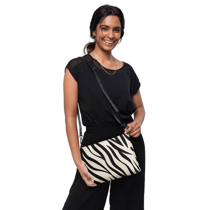 Zebra Wave All-Over Crossbody product image (1)