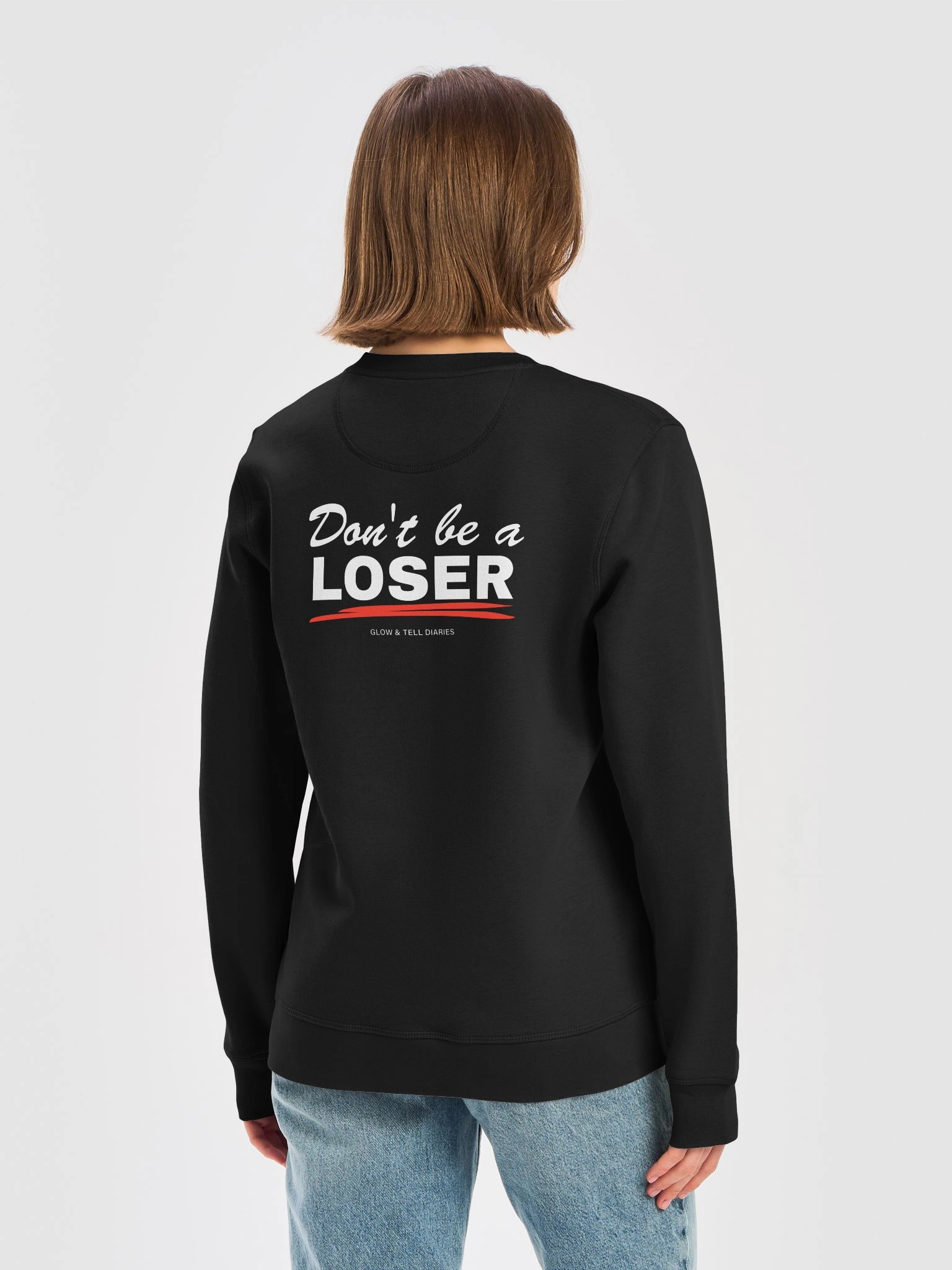 Don't be a LOSER unisex sweater (black) product image (6)