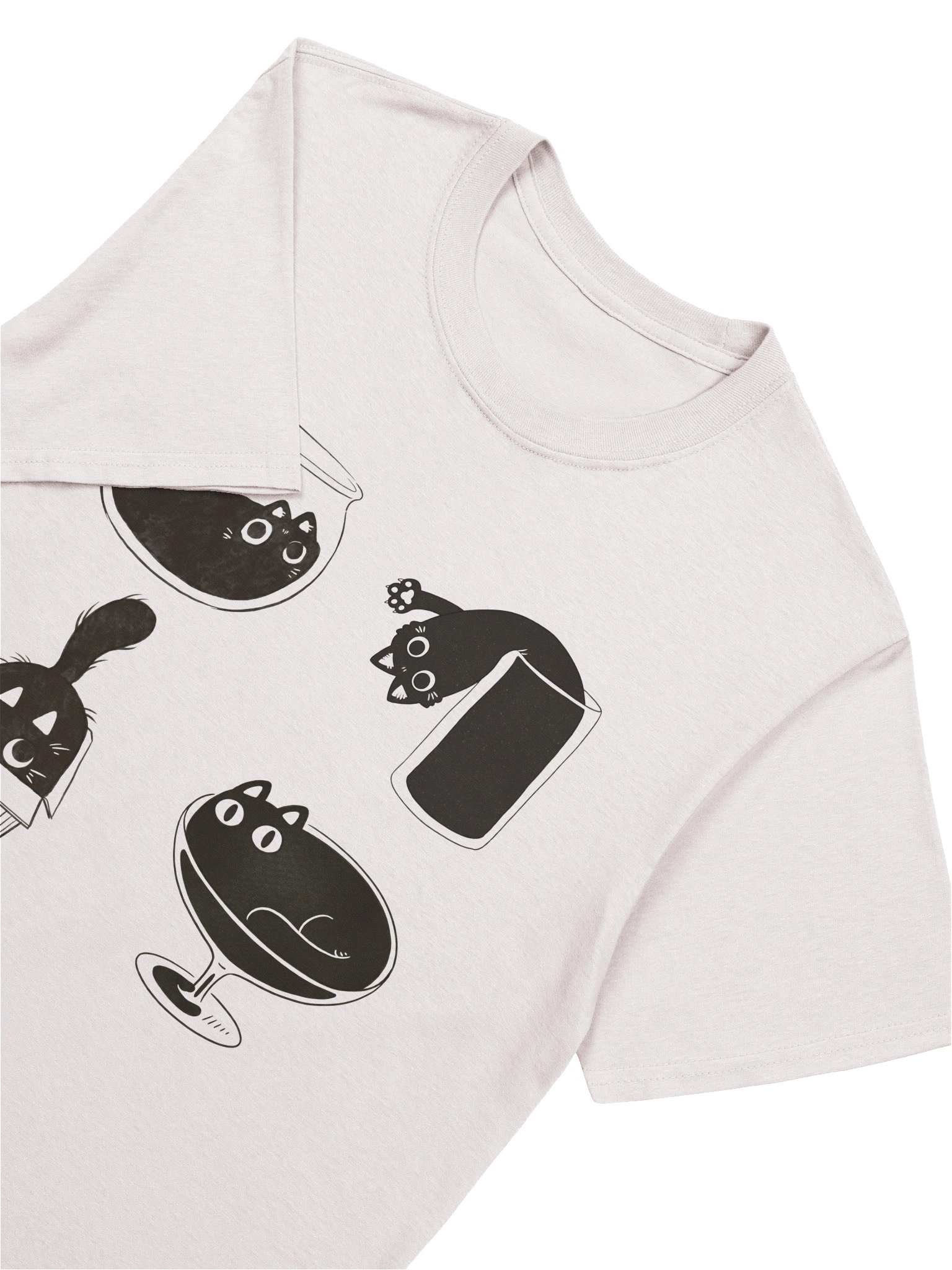 Cup & Bowl Cats T-Shirt product image (39)