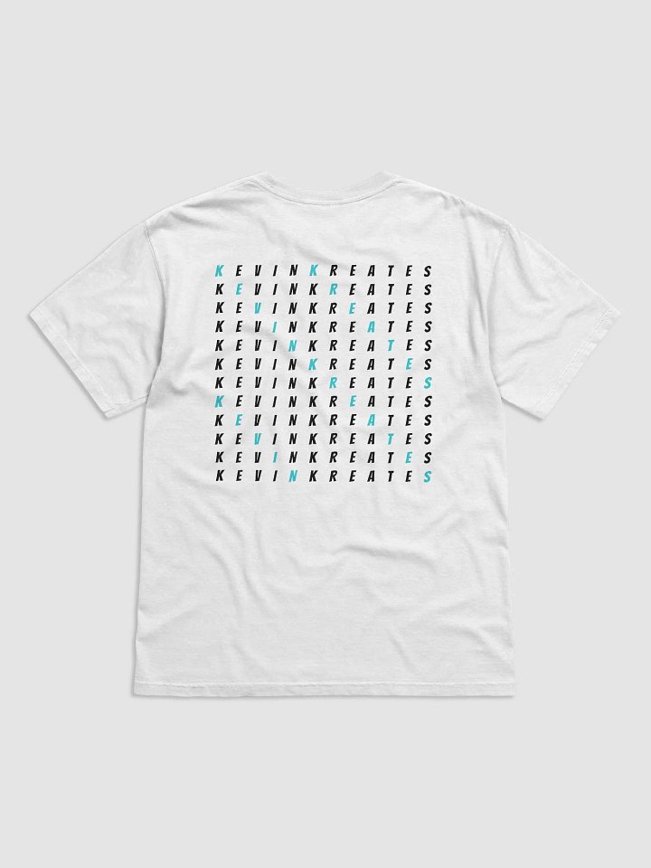 Kevin Kreates Cross-Word Tee (Black On White) product image (1)