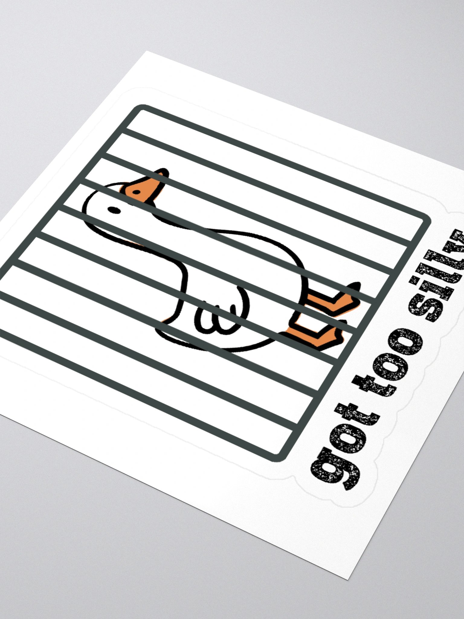 Got Too Silly Goose Sticker product image (2)