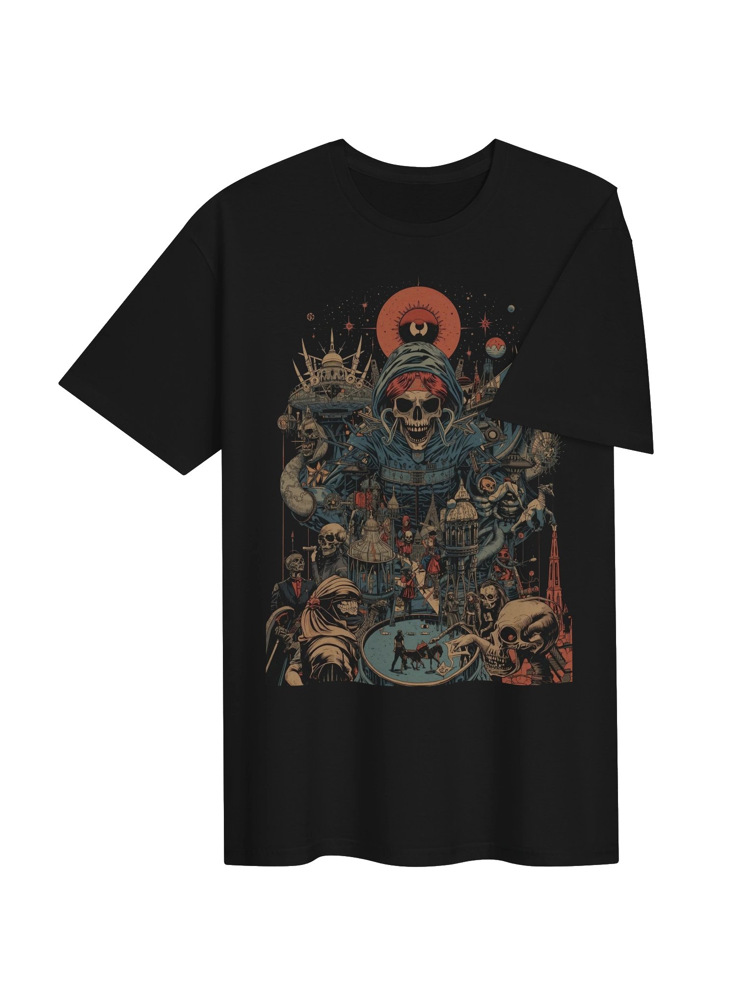 Crimson Sun Skullscape T-Shirt product image (7)