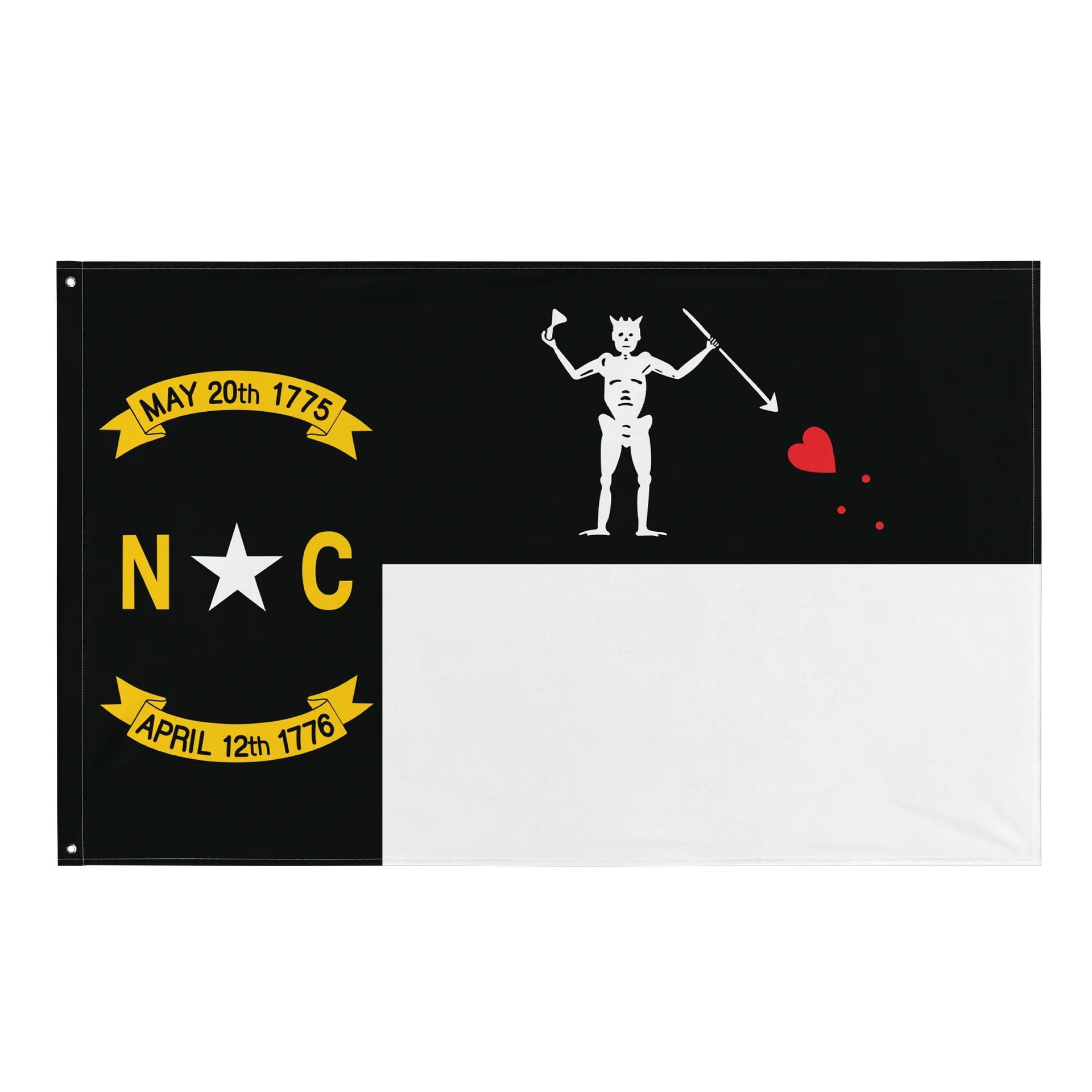 North Carolina Revenge Flag-Black Edition product image (1)