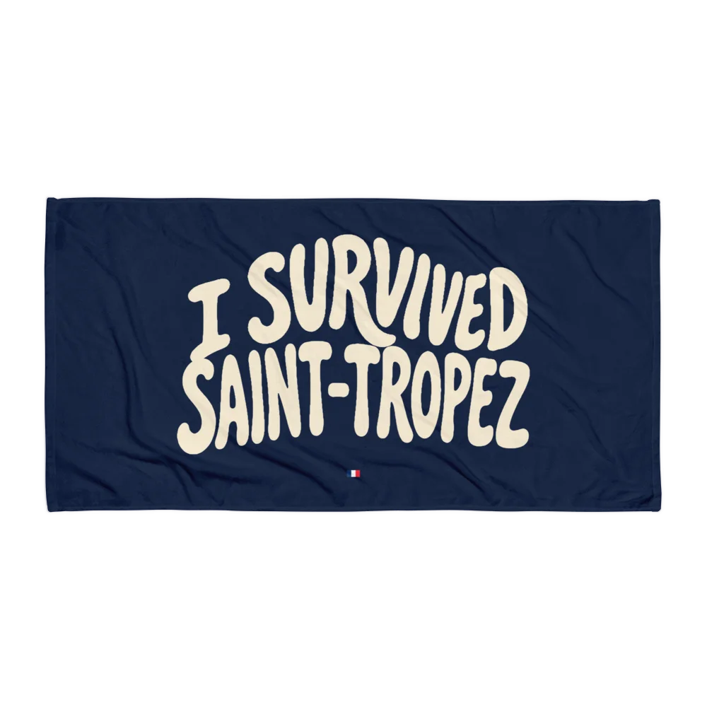 I Survived St.Tropez — Premium Beach Towel product image (1)