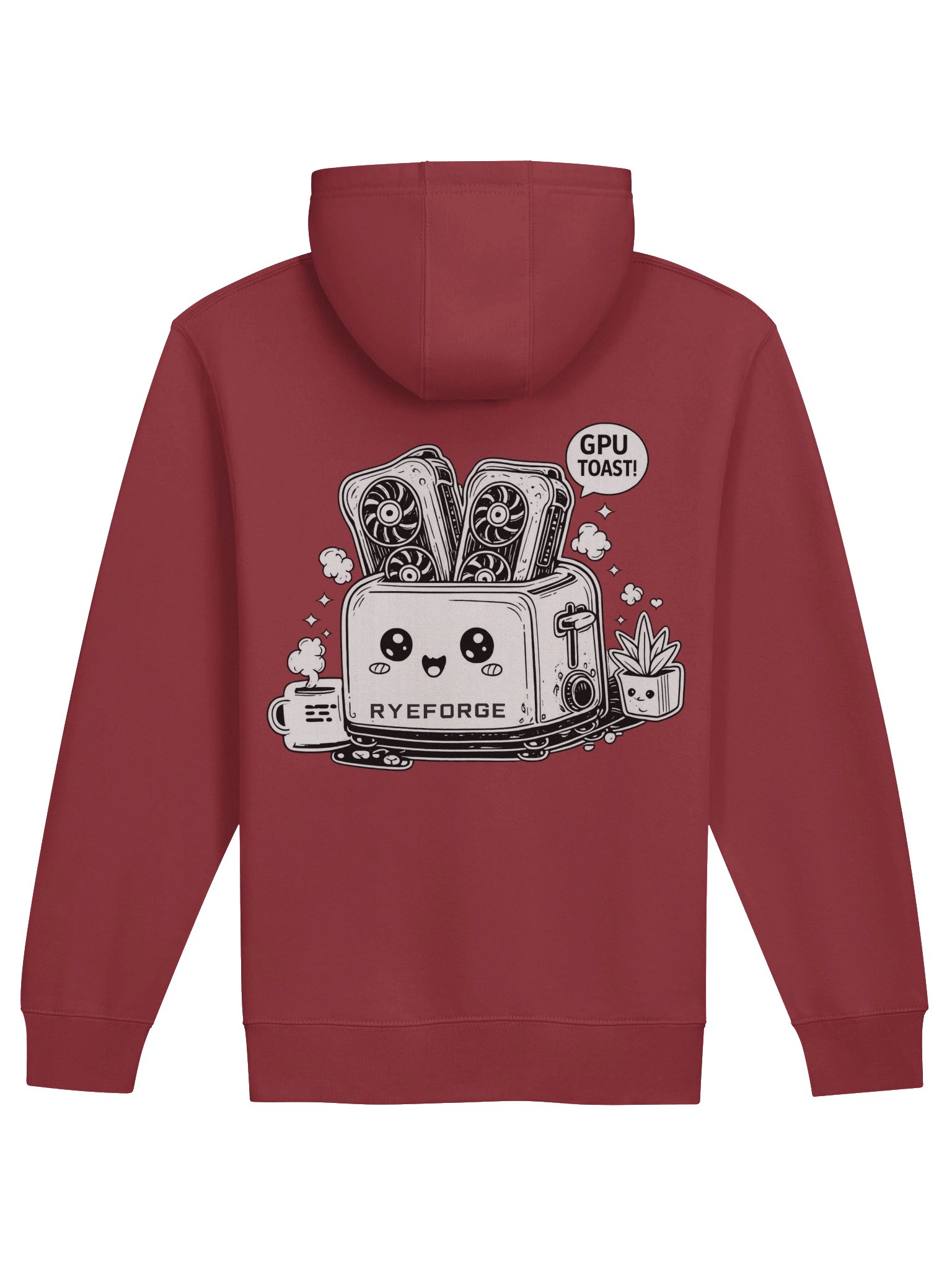 Extra Toasty! (Zip-Up) Burgundy product image (2)