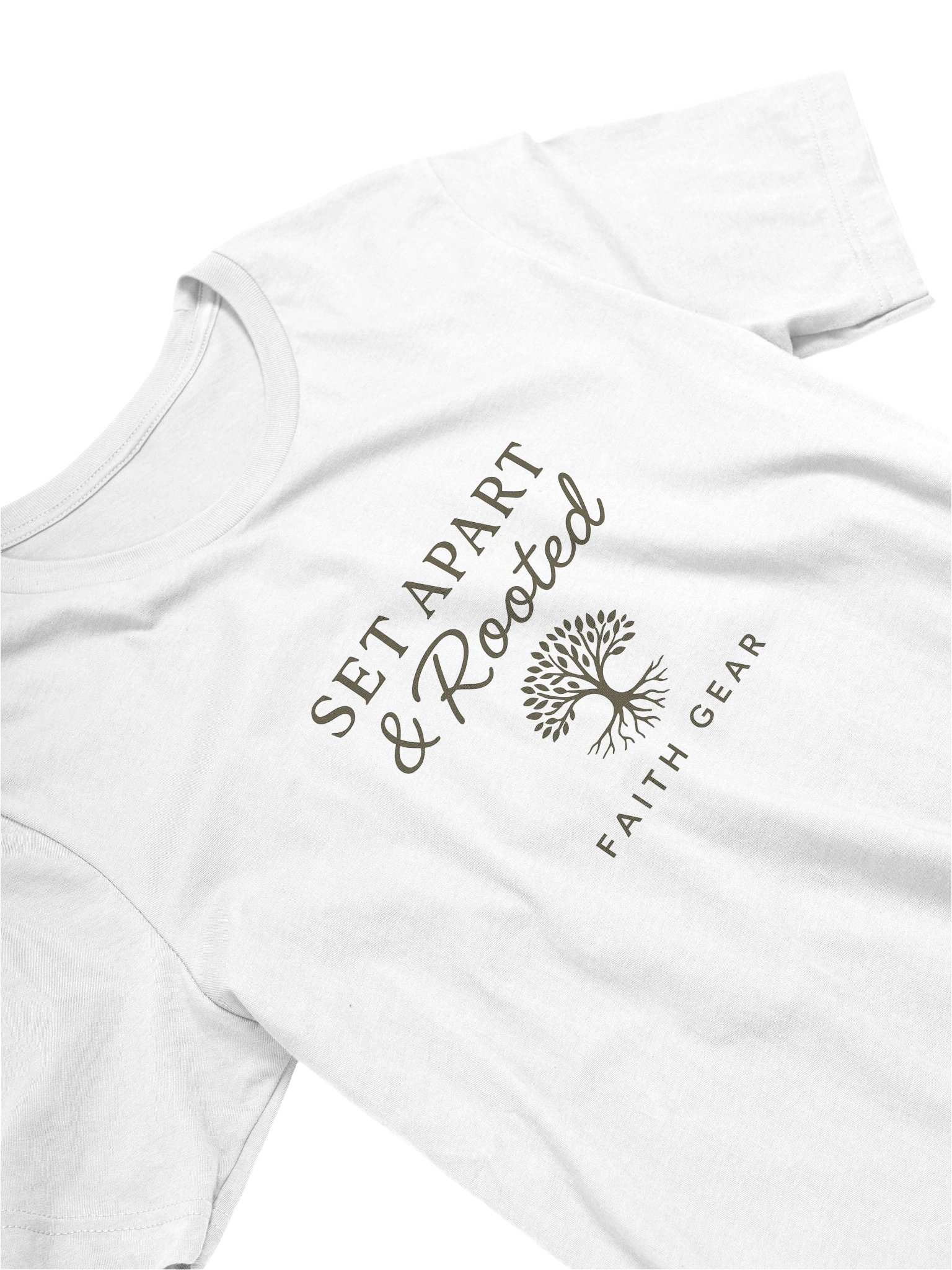 Set Apart & Rooted Branded Tee (Light Colors) Tree Logo product image (2)