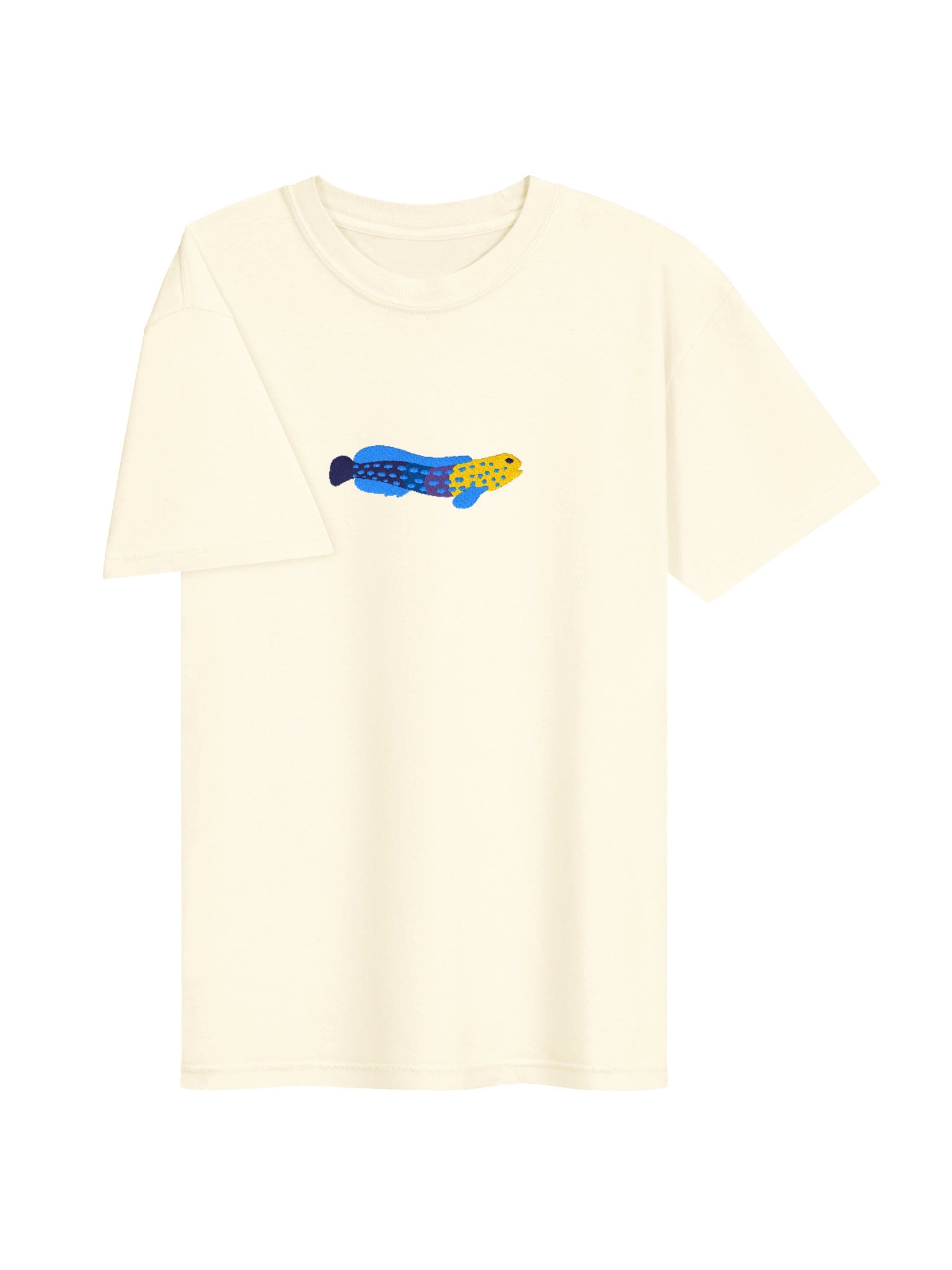 Blue Spotted Jawfish Embroidered Shirt | Reef Aquarium Fish Embroidery Tee | Saltwater Marine Fish Apparel product image (9)