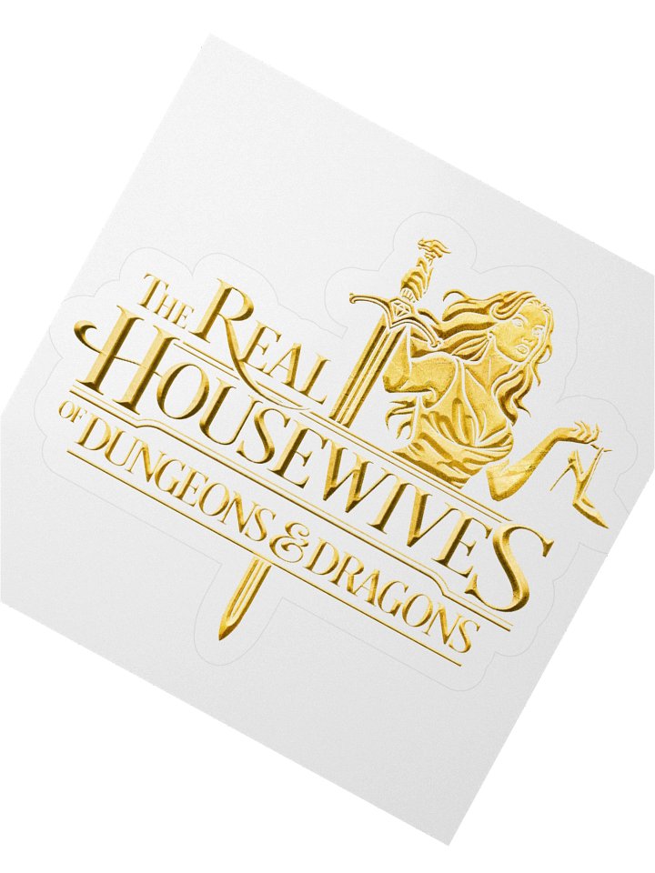 RHODND Gold Logo Sticker - Large product image (2)