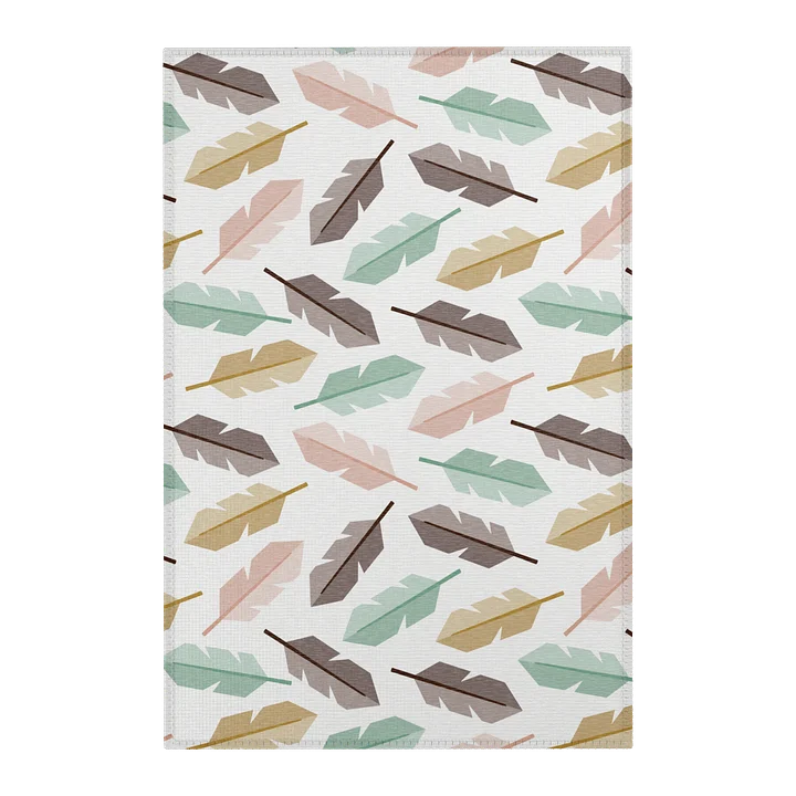 Mid-Century Modern Feathers Area Rug product image (1)