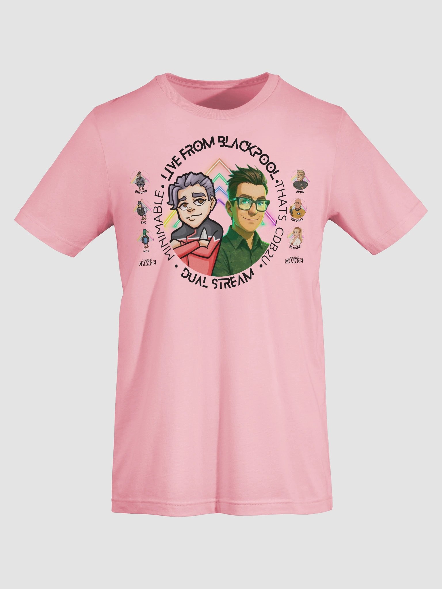 “Live in Blackpool” Duo Stream Tee Dark — Minimable x That’s_CDB2U Edition product image (7)