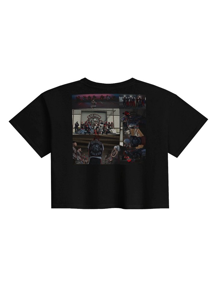 Black Widow MC Female Crop Top product image (6)