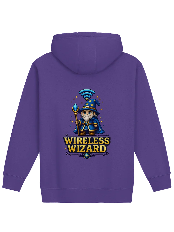 Wireless Wizard Logo Purple Hoodie product image (2)