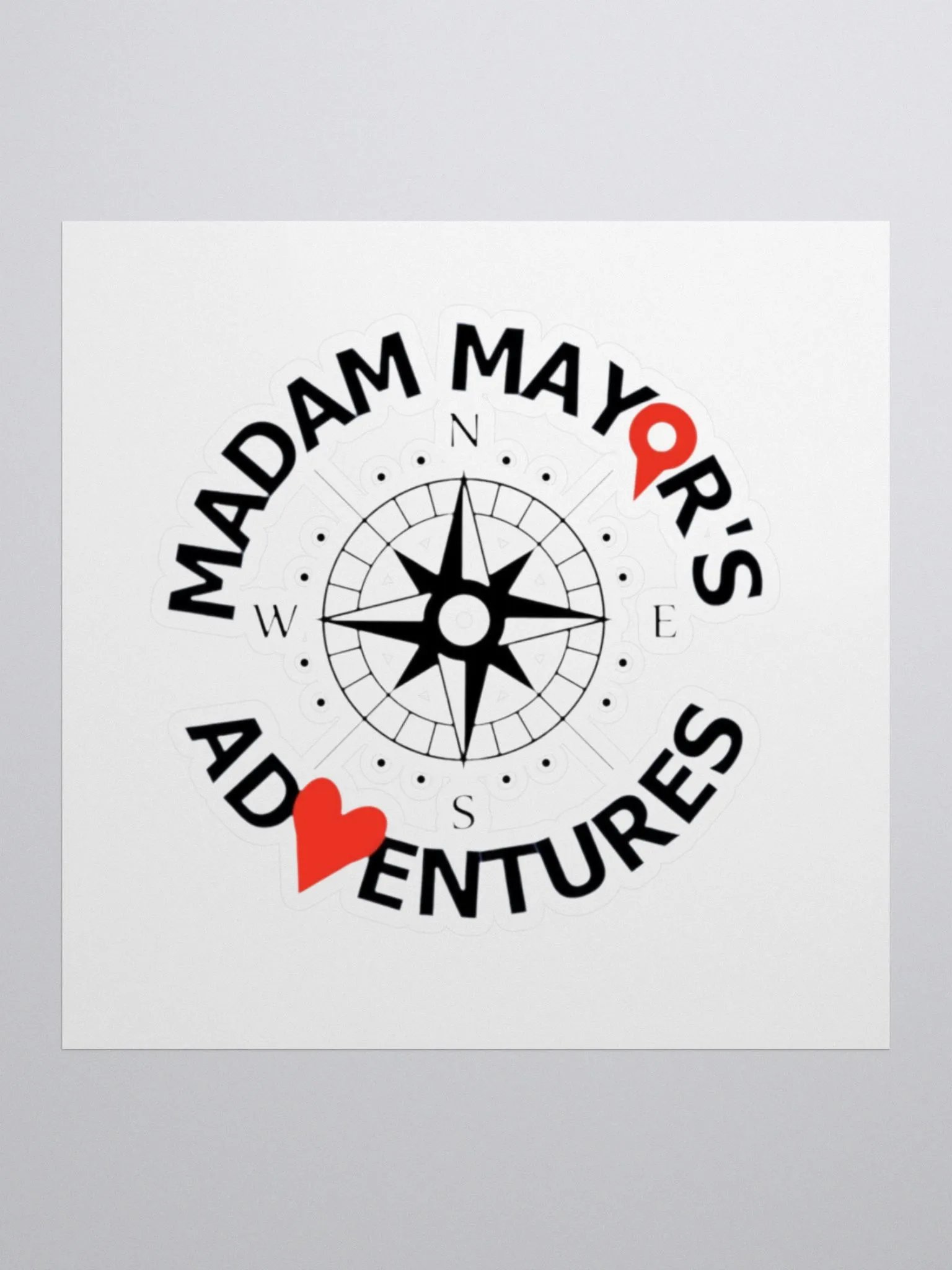 MADAM MAYOR'S ADVENTURES Compass Stickers product image (1)