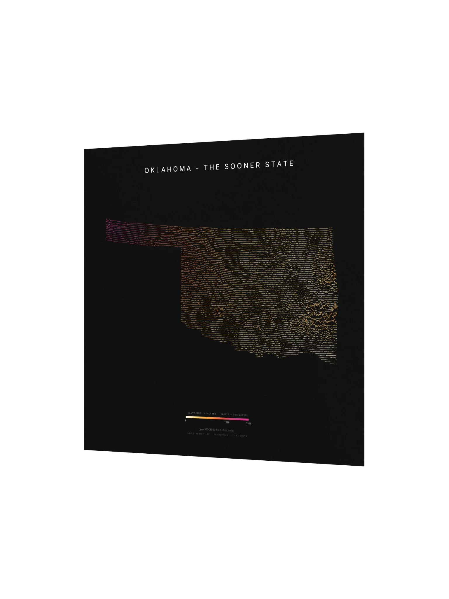 Ridgeline Poster - Oklahoma product image (2)