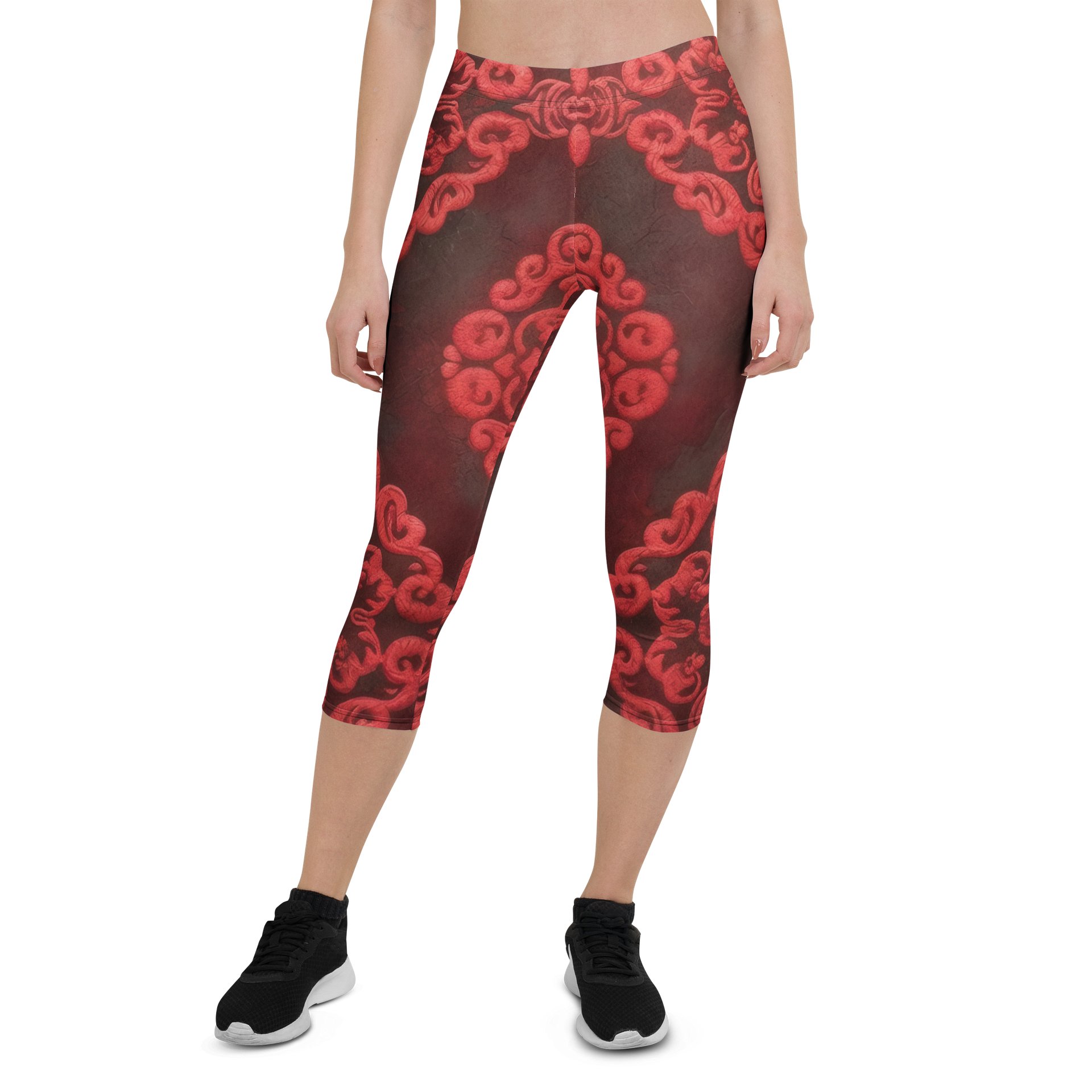 Damask Dreams Capri Leggings product image (1)