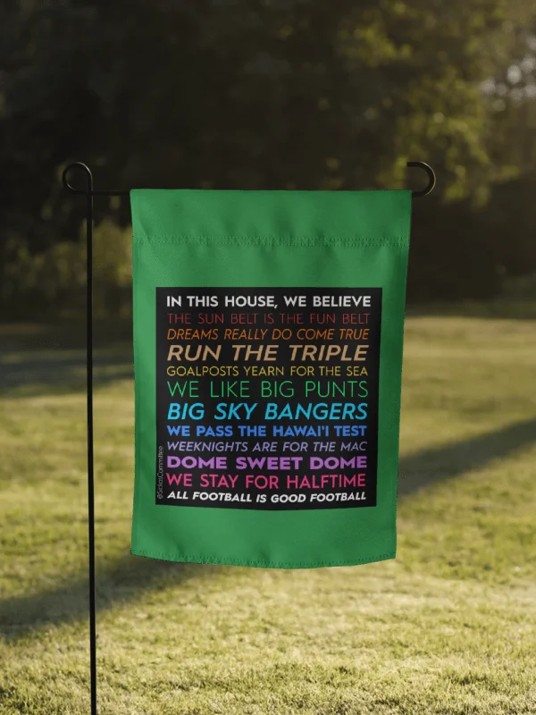 IN THIS HOUSE 2.0 - 12" x 17" Double Sided Garden Flag product image (1)