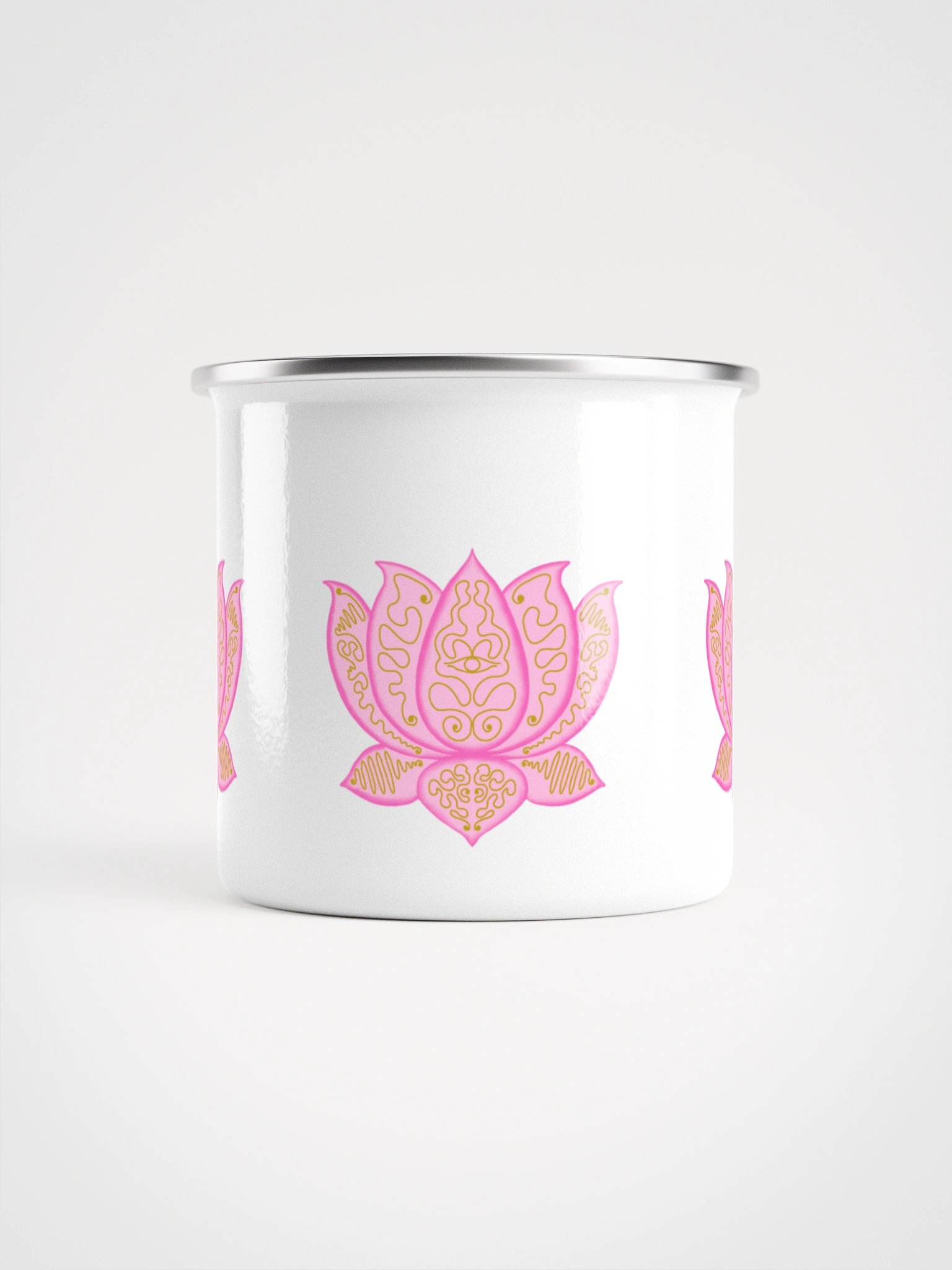Lotus Harmony Enamel Mug product image (2)