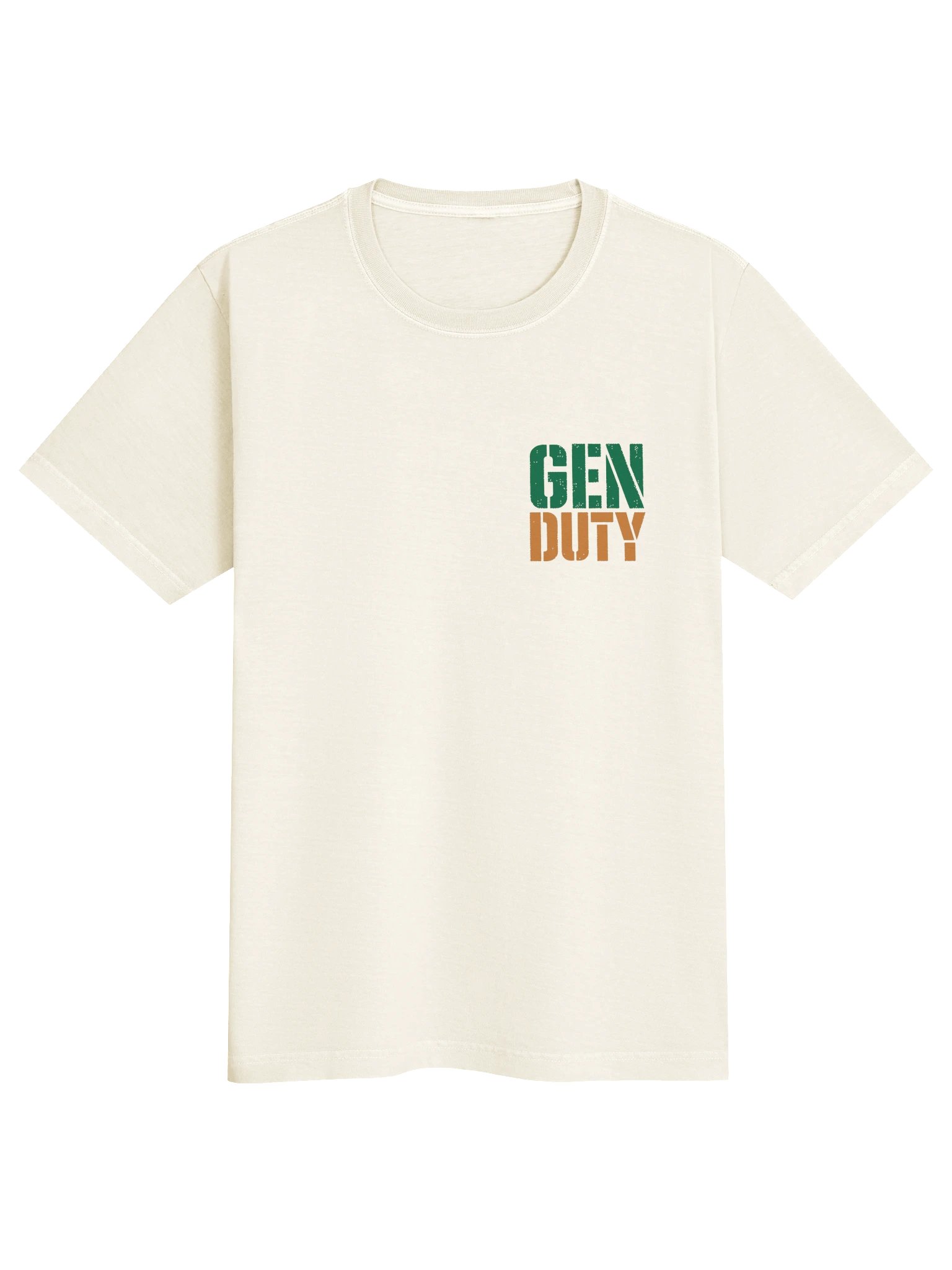 Raised on Gen Duty (Heavyweight garment-dyed tee) product image (1)