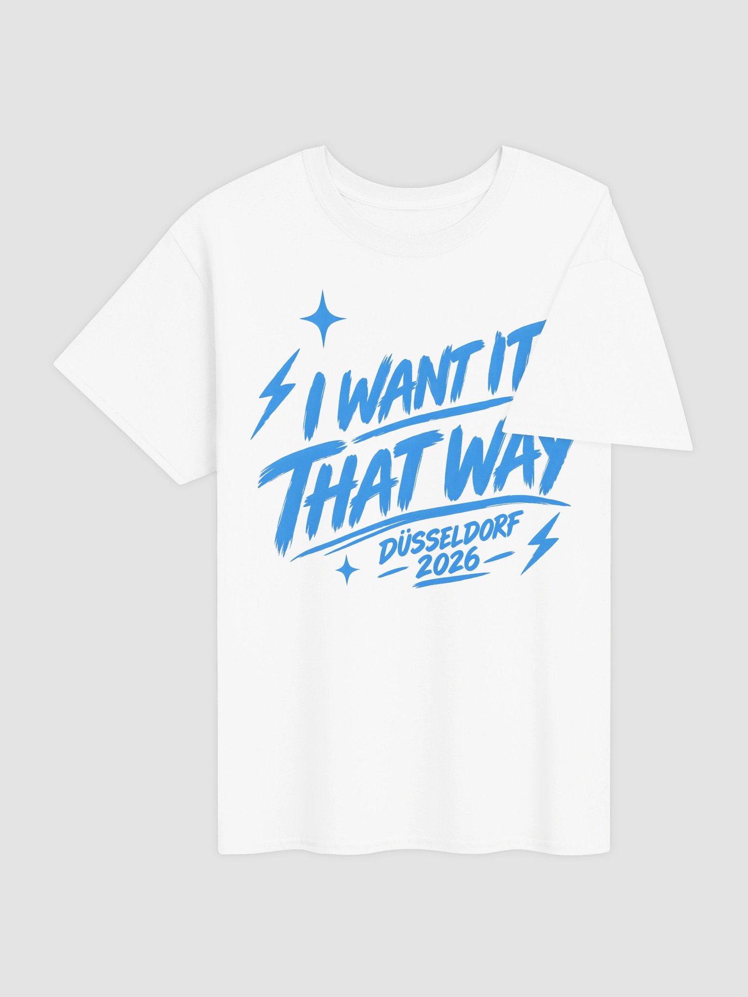 I Want It That Way Düsseldorf 2026 Shirt | City Skyline Back Print Concert Tee product image (6)