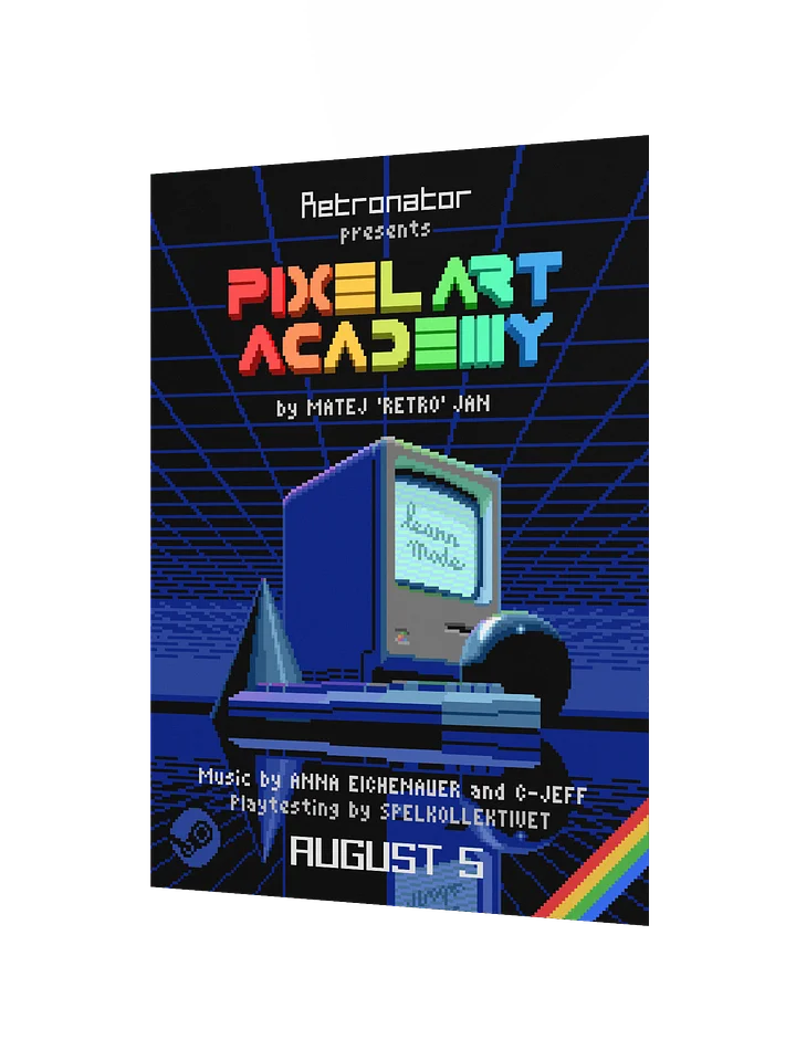 Pixel Art Academy: Learn Mode Launch Poster product image (4)