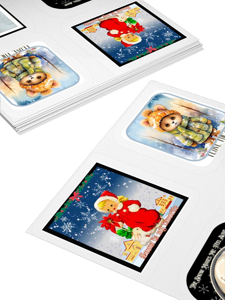 I Love the Snow, Standard Sticker Pack product image (5)