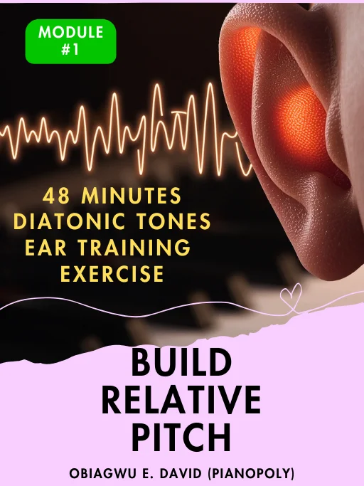 48 Minutes Relative Pitch Ear Training Exercise - (DIATONIC TONES IDENTIFICATION) product image (1)