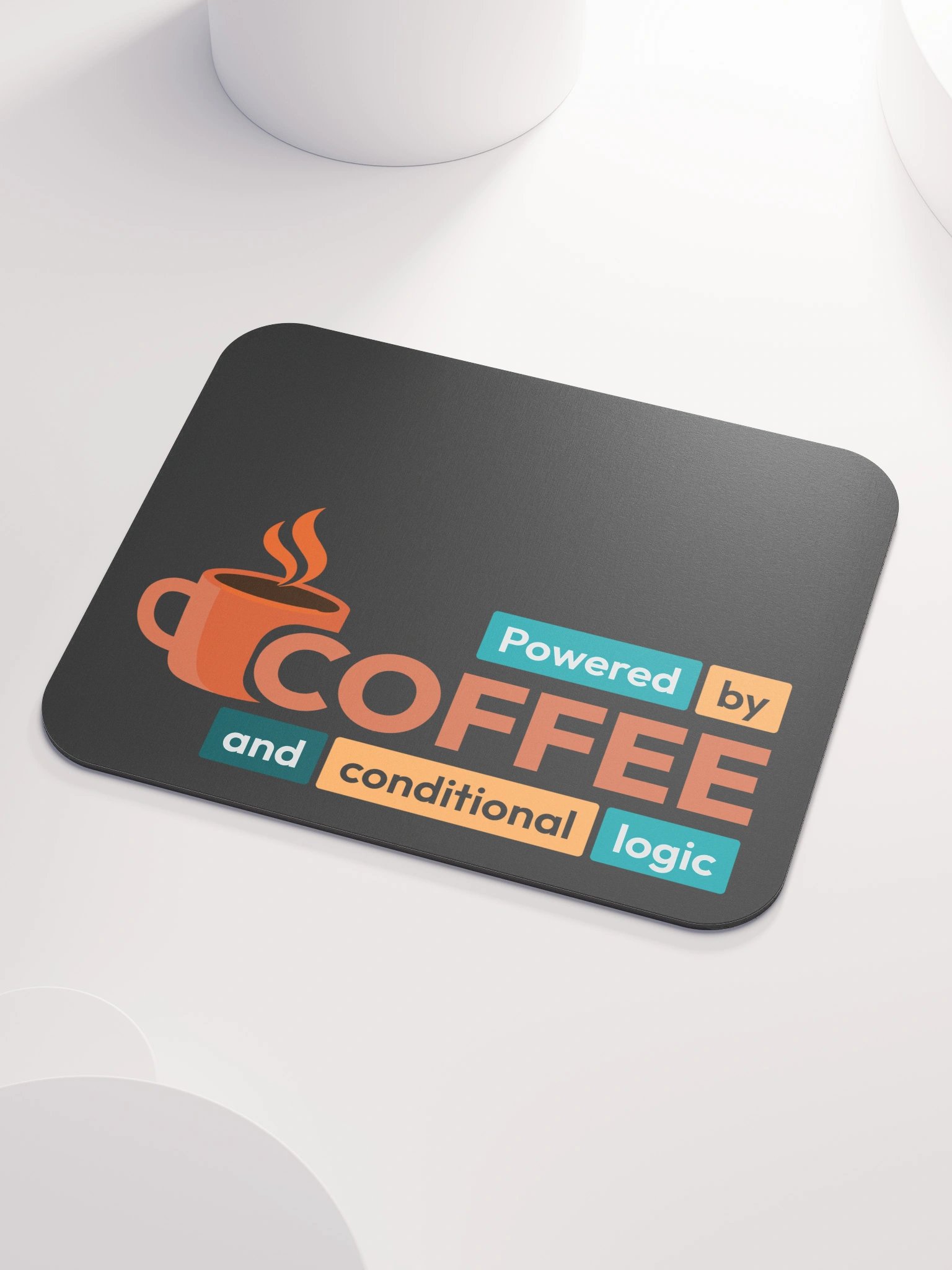 Powered by coffee - Mouse Mat product image (4)