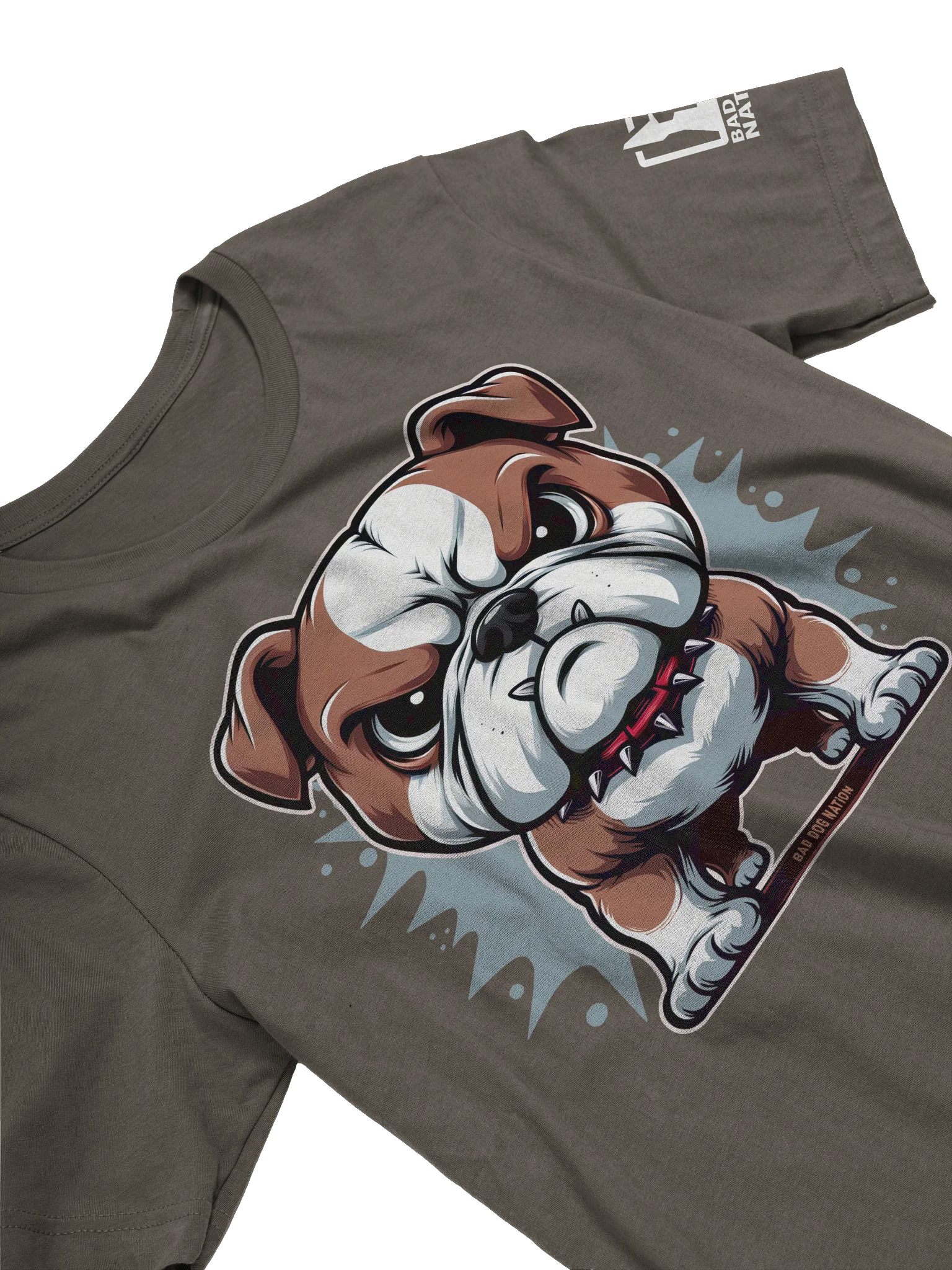Bulldog "Bert" Angry Pup - Premium Unisex T-shirt product image (6)