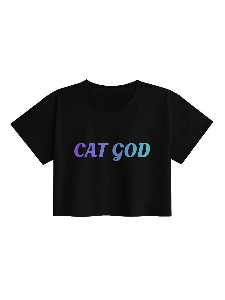 Cat God Crop Top product image (1)